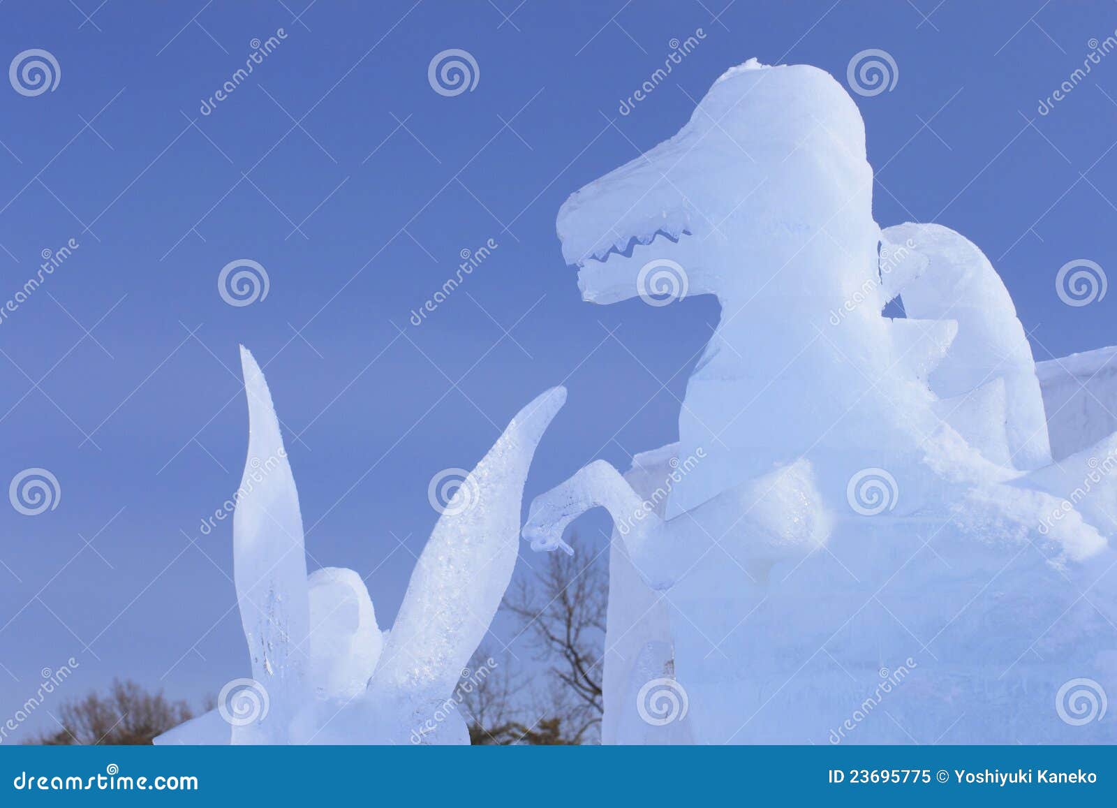 Japanese snow festivals editorial image. Image of winter 23695775
