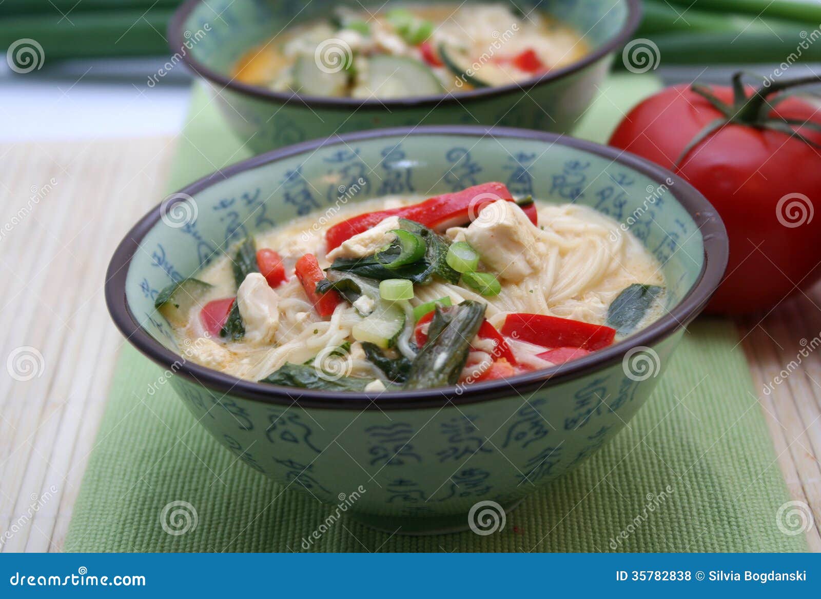 Japanese soup stock photo. Image of diet, protein, asian 35782838