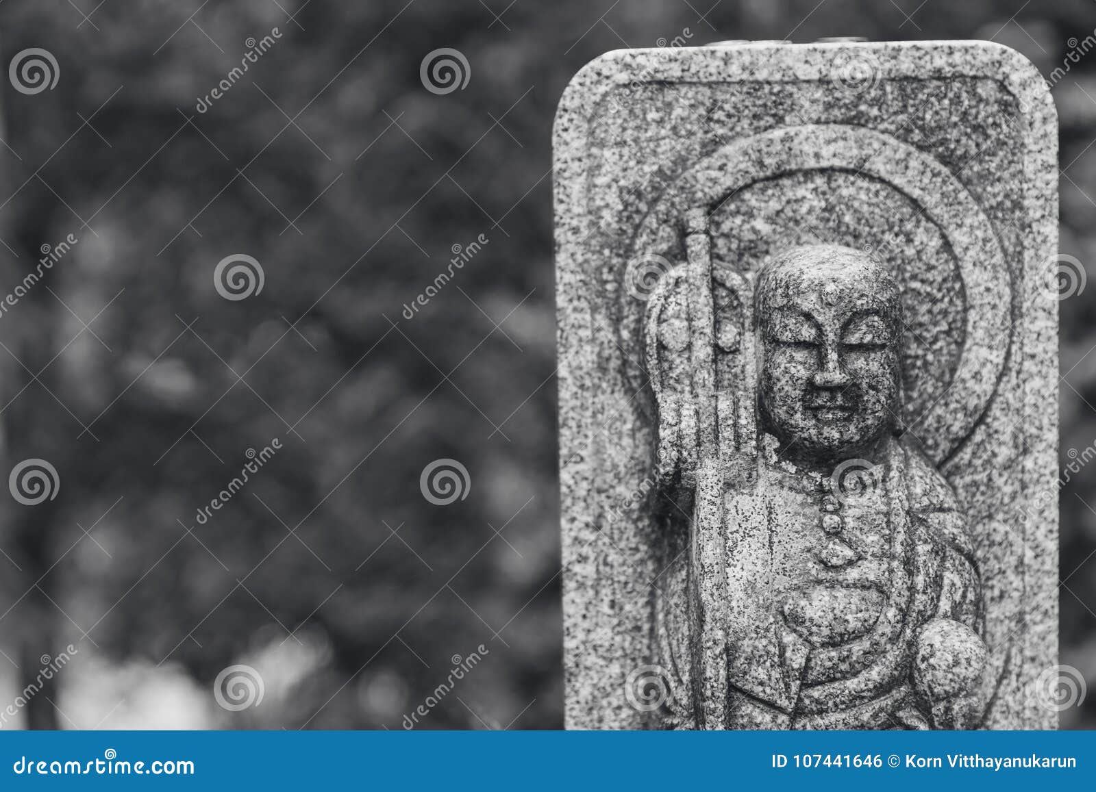 Japanese Stone Buddha Statue Stock Photo Image of sculpture, human