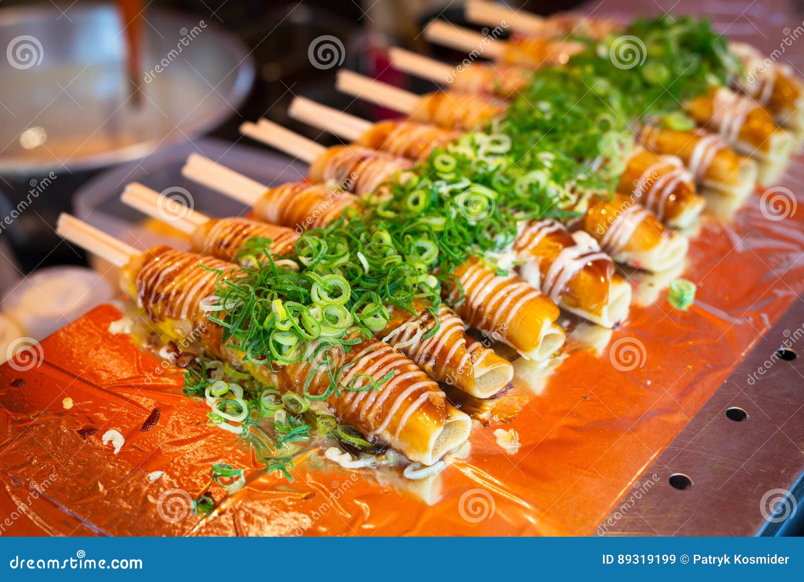 Japanese Street Food In Kyoto Stock Image | CartoonDealer.com #89319199