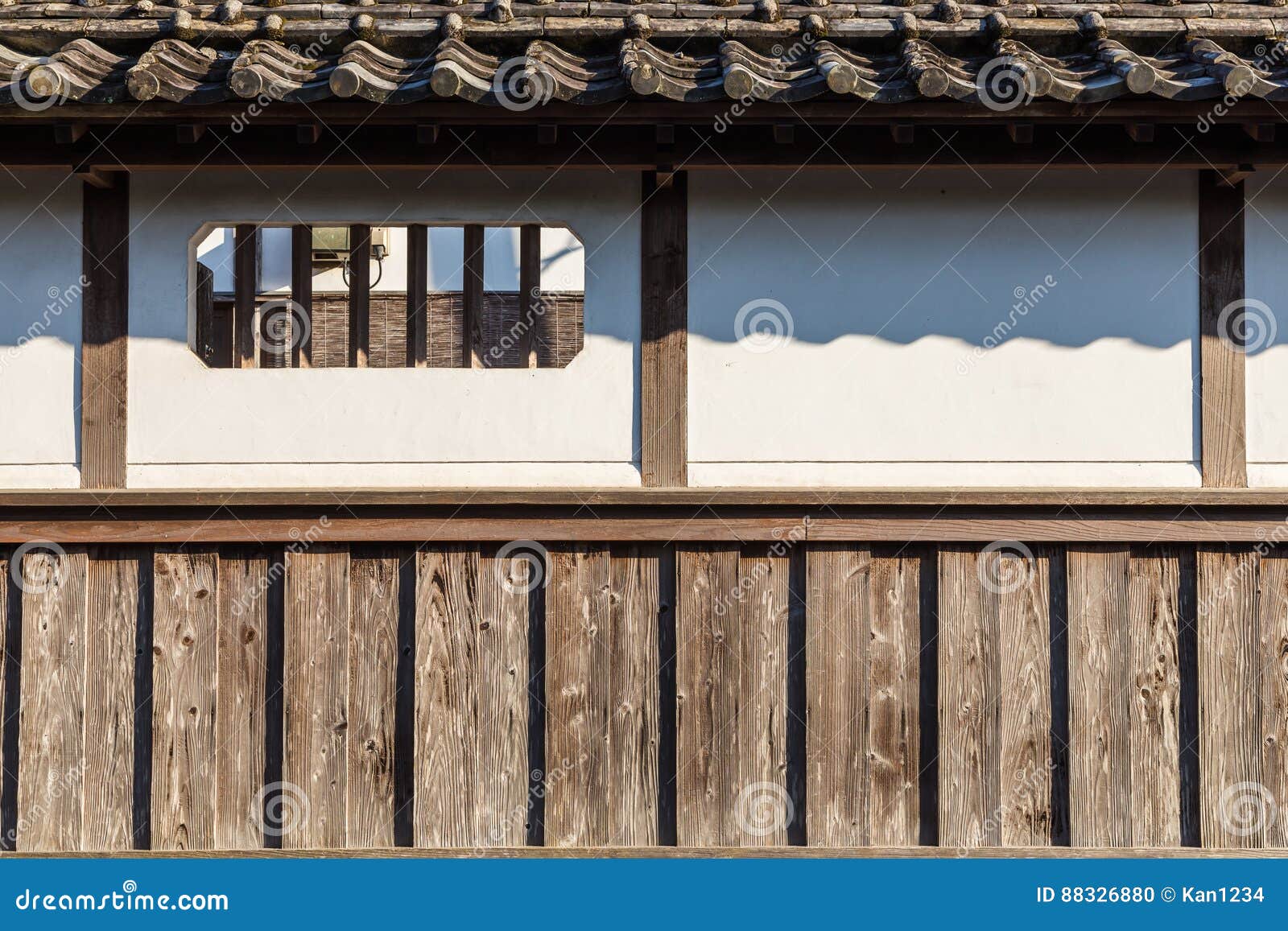Japanese Style Exterior Wall Stock Photo Image of traditional, stone