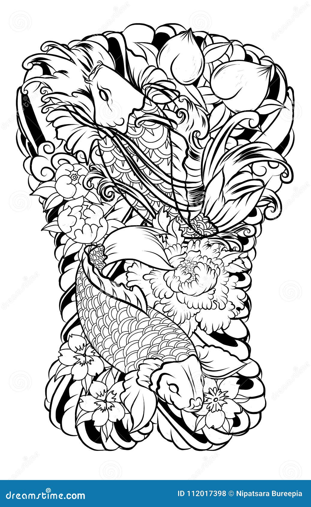Koi Fish Tattoo Design Ideas and Pictures  Tattdiz