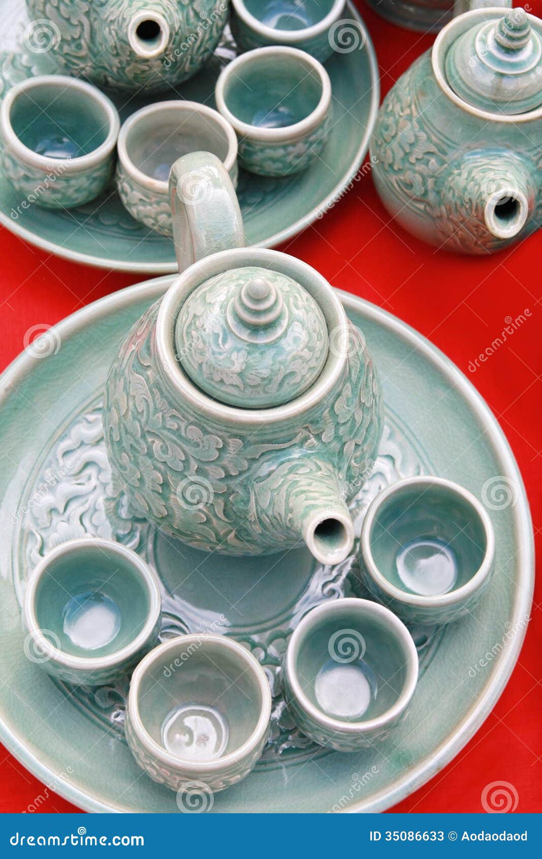 Japanese tea pot stock image. Image of copyspace, freshness 35086633