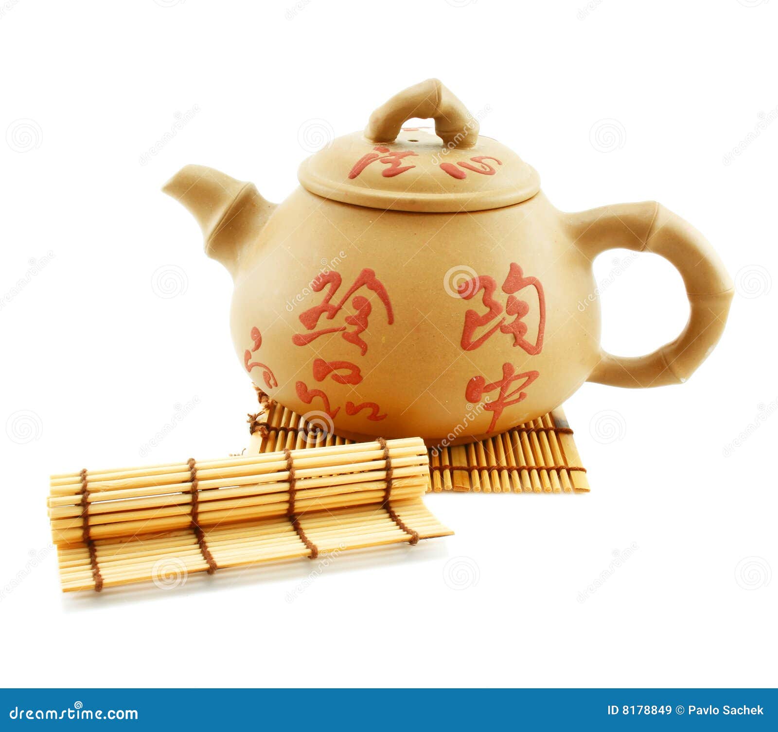 Japanese Teapot and Wooden Stand Stock Image Image of japanese