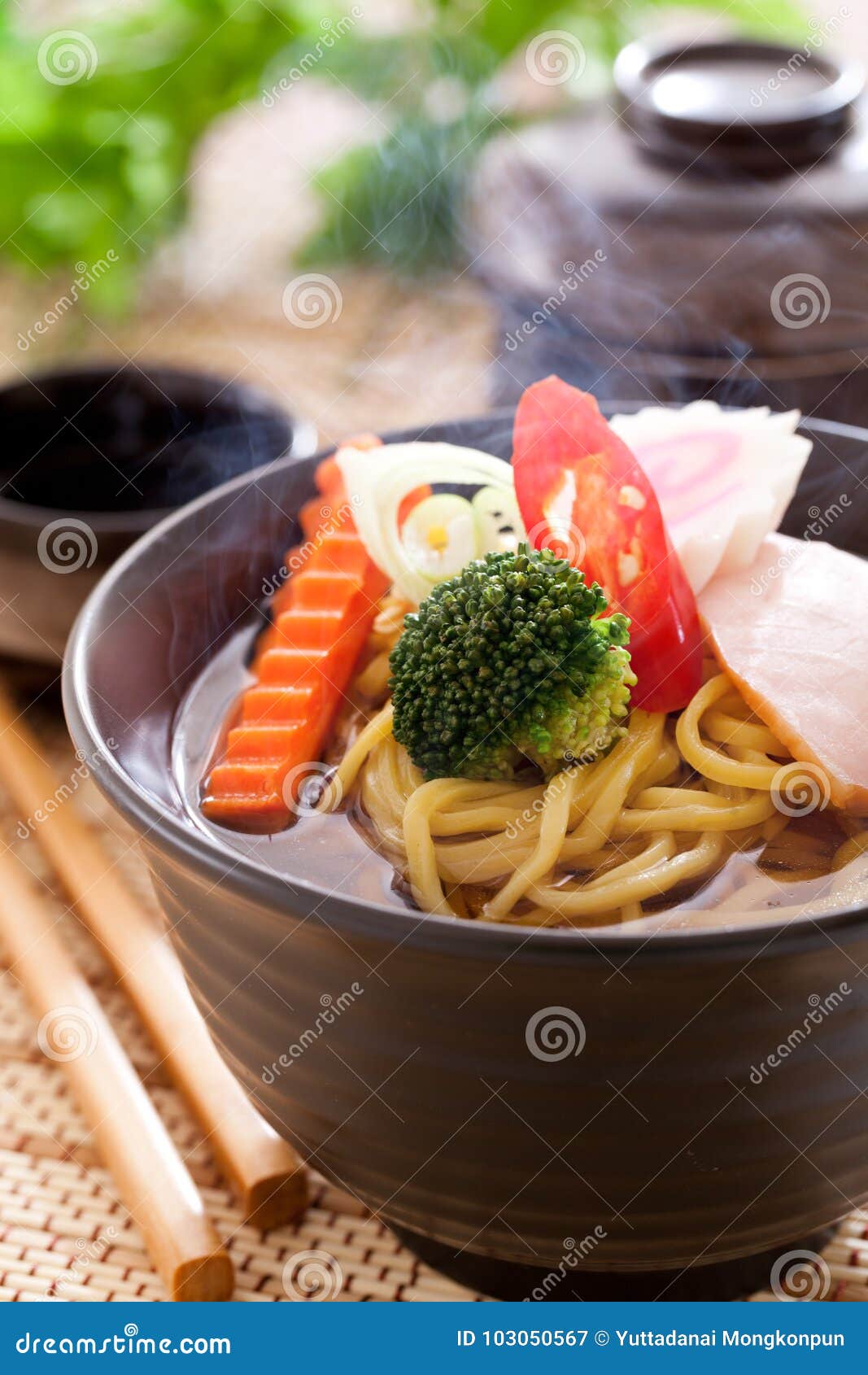Tonkotsu ramen stock image. Image of noodle, japanese - 103050567