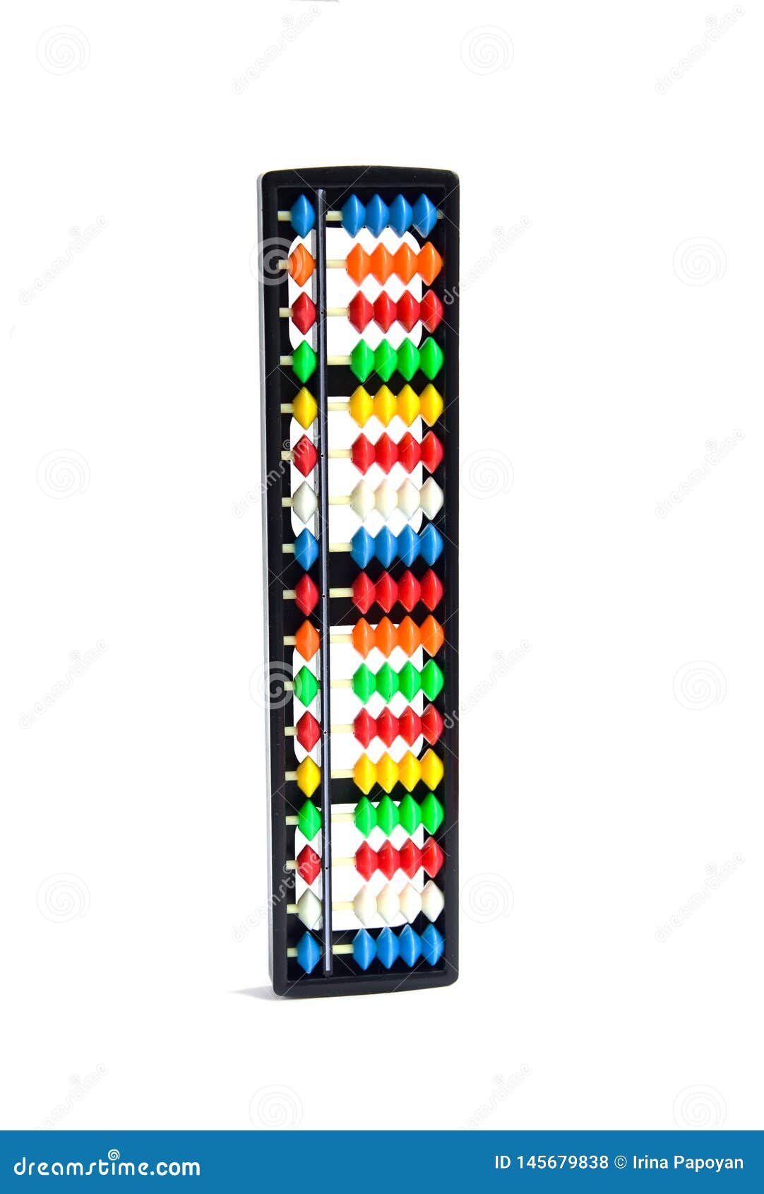 Japanese Traditional Calculator Abacus and Numbers Stock Photo Image