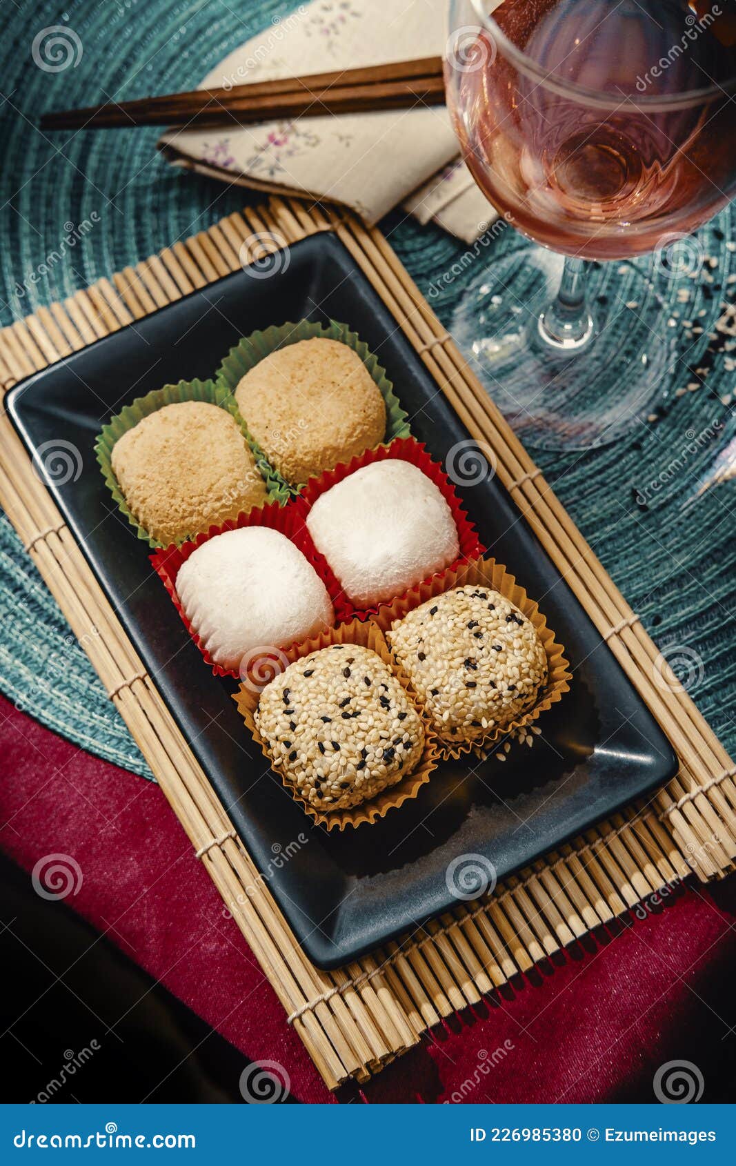 Mochi  Traditional Dessert From Japan