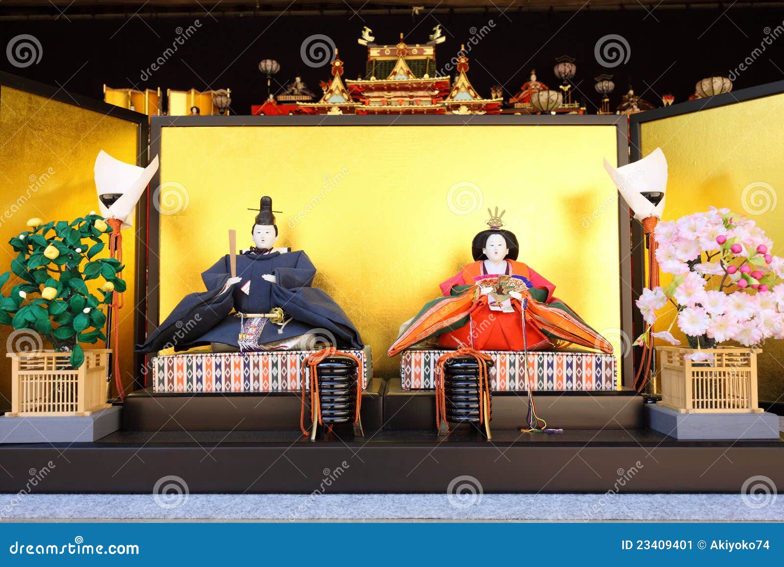Japanese traditional dolls stock image. Image of kimono 23409401