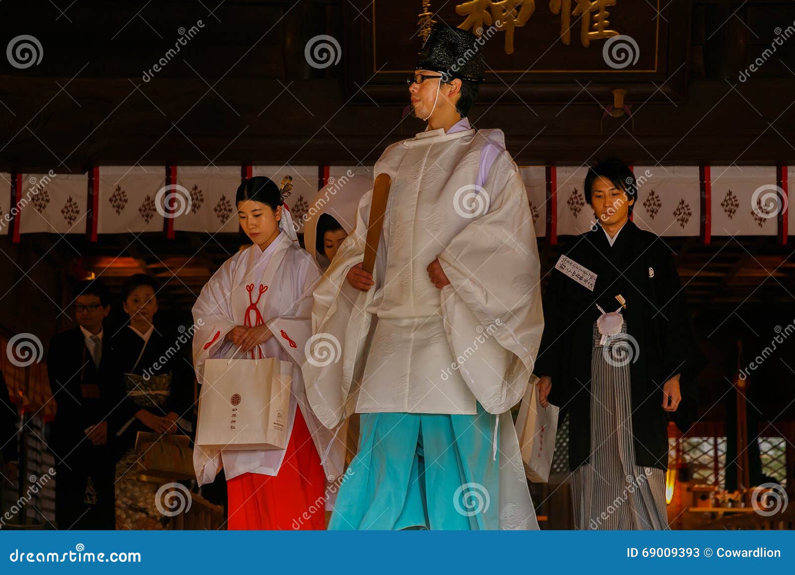 Japanese Traditional Wedding Ceremony Editorial Stock Photo - Image of