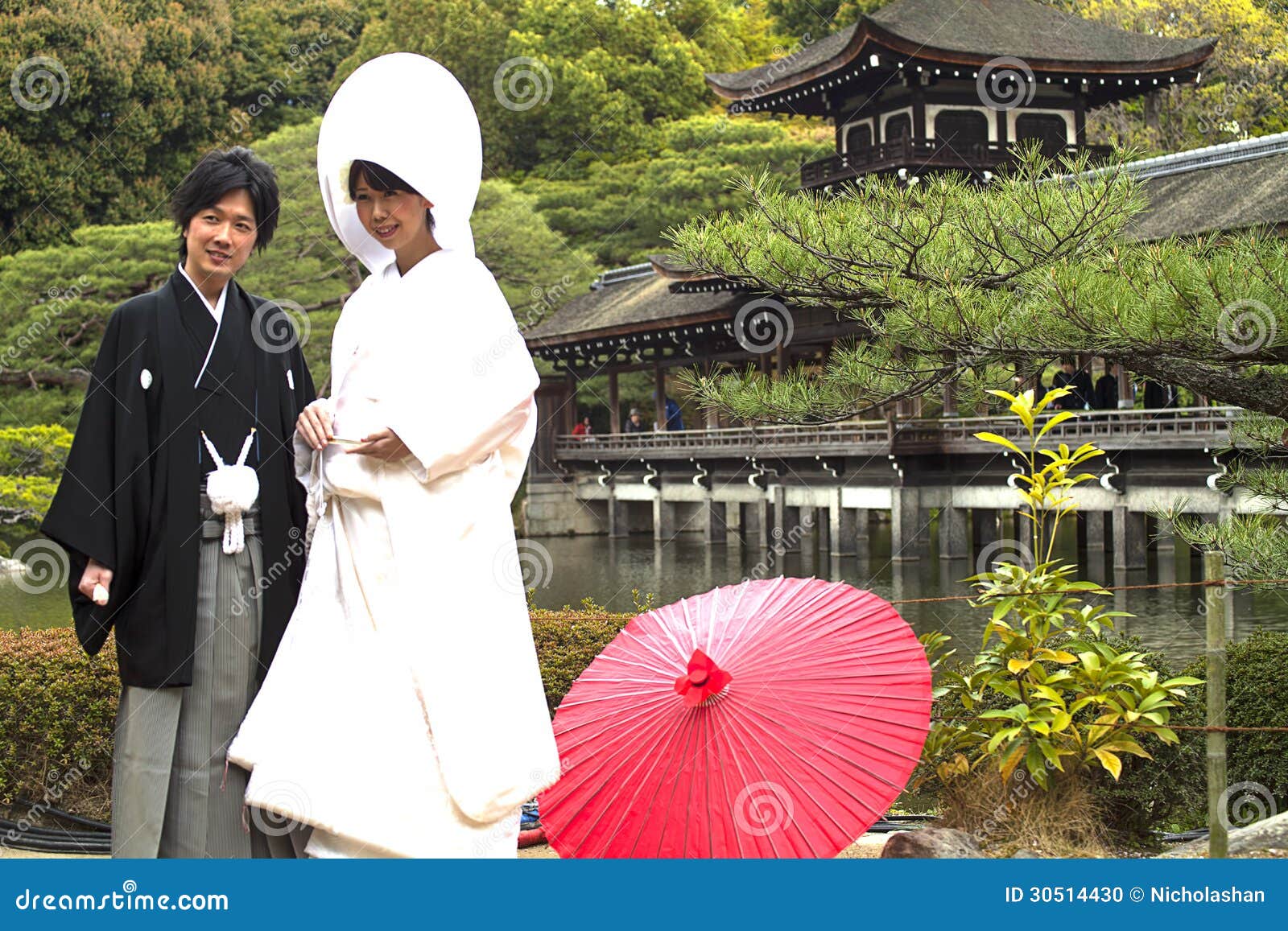  Japanese  Traditional Wedding  Costum Editorial Image 