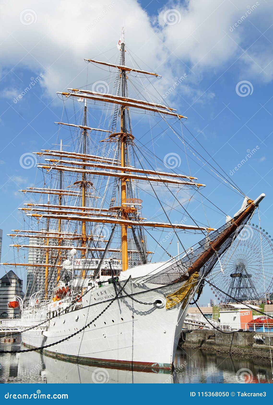 Japanese training ship editorial image. Image of building 115368050