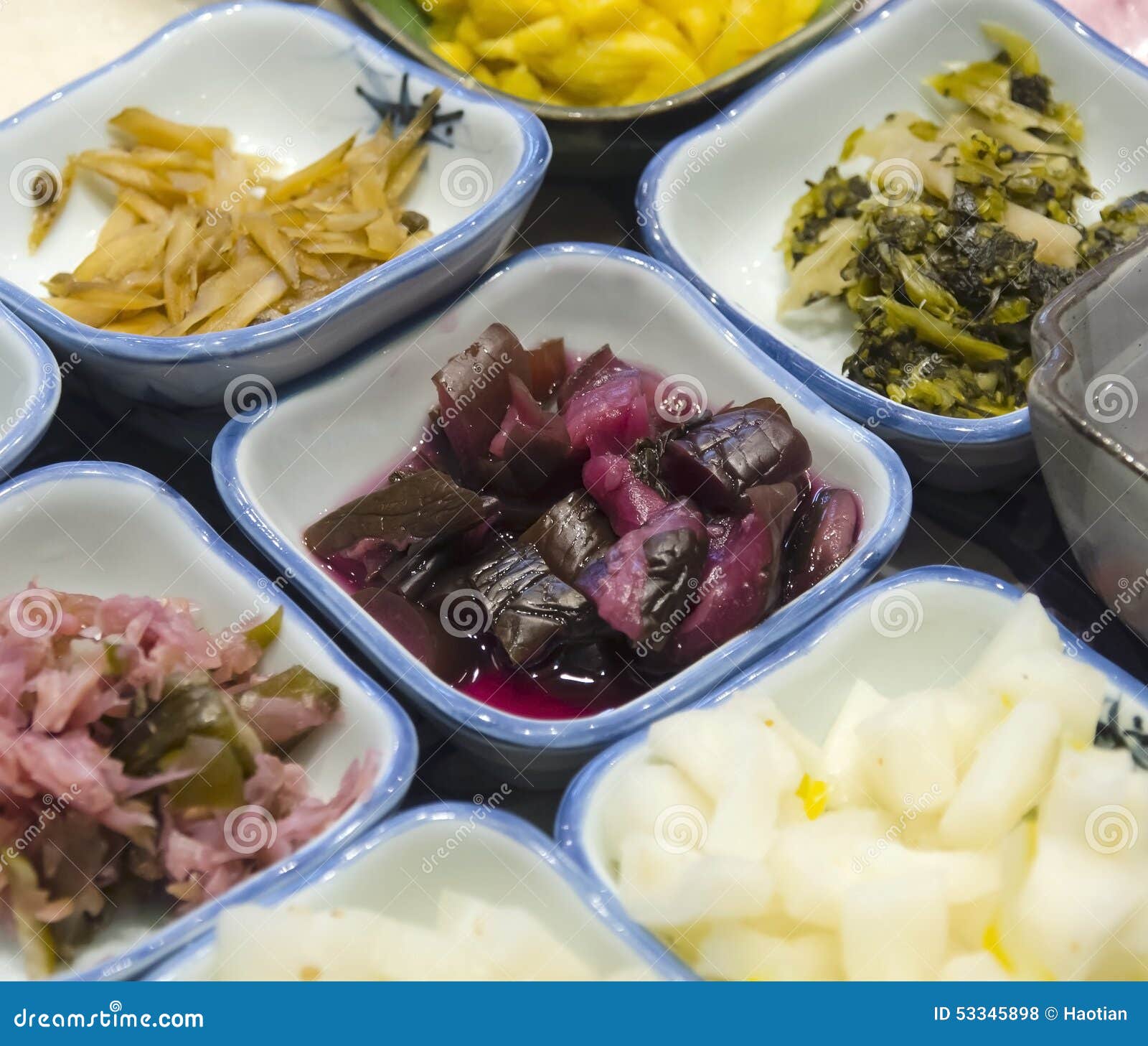 Tsukemono, Japanese Pickle, Suguki Stock Image