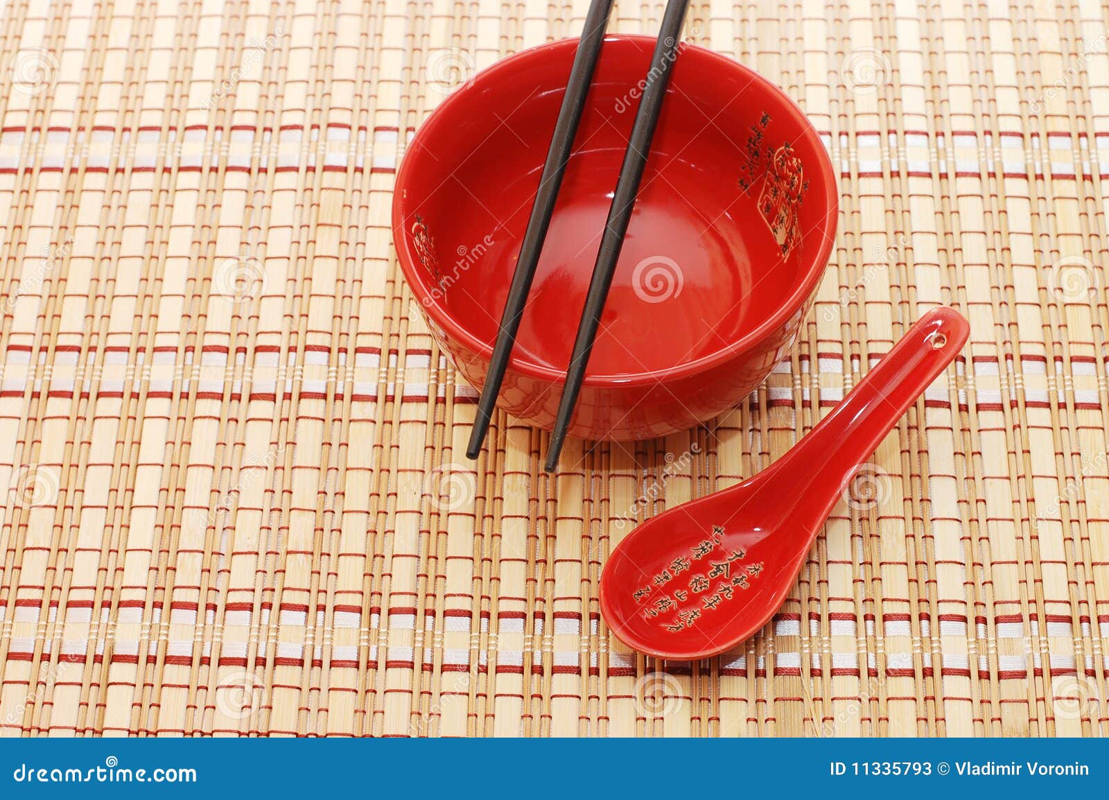 Japanese Utensil with Sticks Stock Image Image of spoon, chopsticks