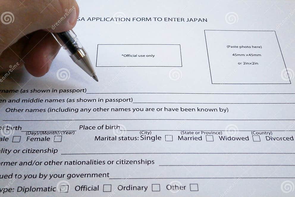 Japanese Visa Application Form Stock Photo Image Of Application Applying 299051902 japanese-visa-application-form-stock-photo-image-of-application-applying-299051902