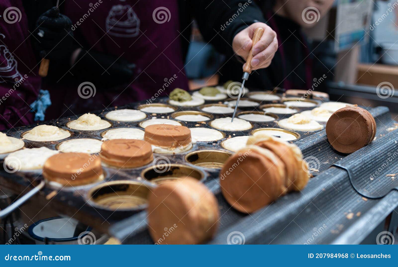 Japanese Wheel Cake Street Food Market Editorial Stock Photo - Image of