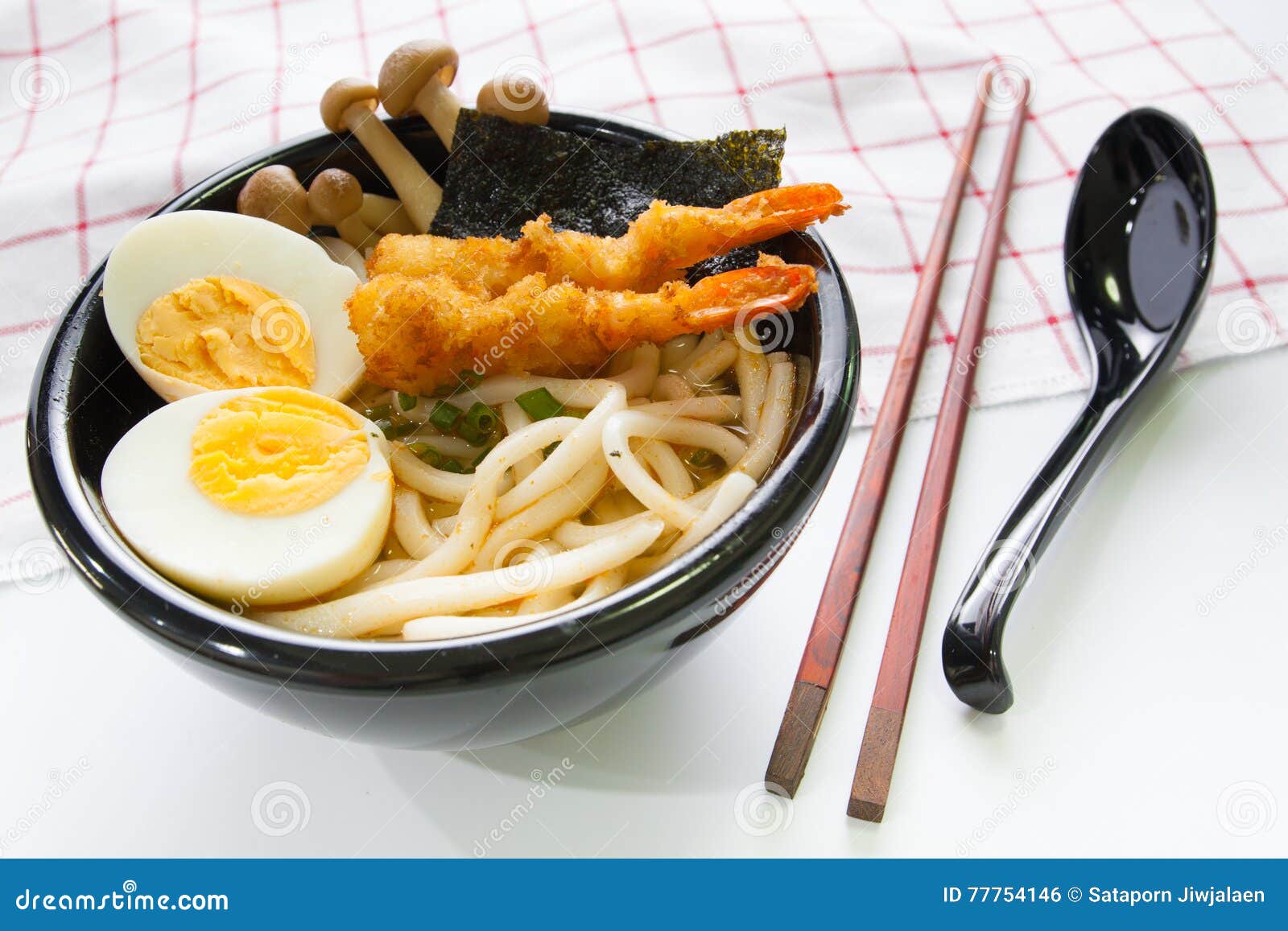 Japanese white udon noodle stock photo. Image of japan 77754146