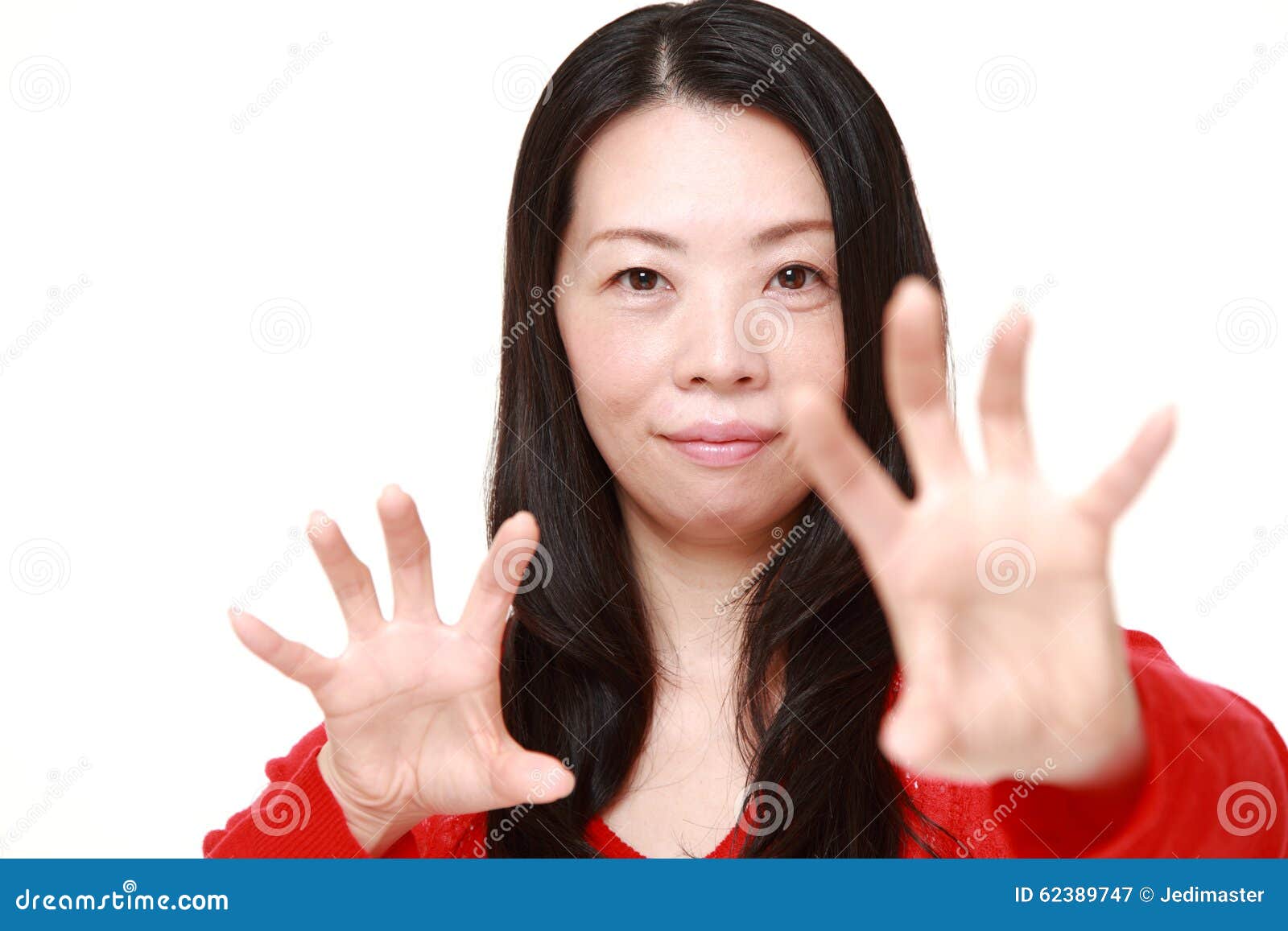 Japanese Woman With Supernatural Power Stock Image Image Of Japanese Control 62389747