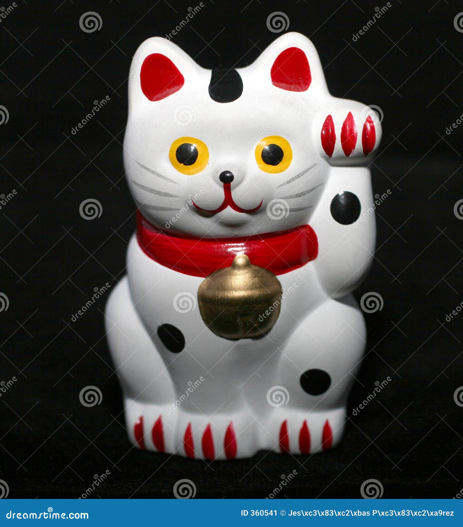 laver mad Foran dig Mug Japanse kat stock afbeelding. Image of japans, groet, amulet - 360541