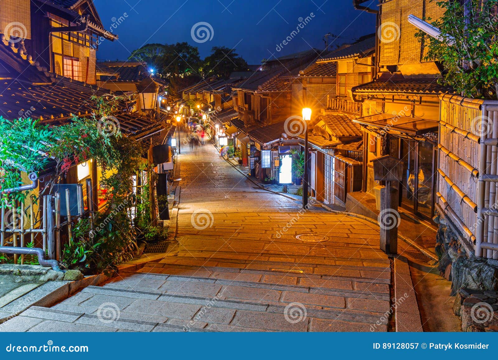 Japanse Oude Stad In Higashiyama-District Van Kyoto Stock Afbeelding - Image Of Plaats, Beroemd: 89128057