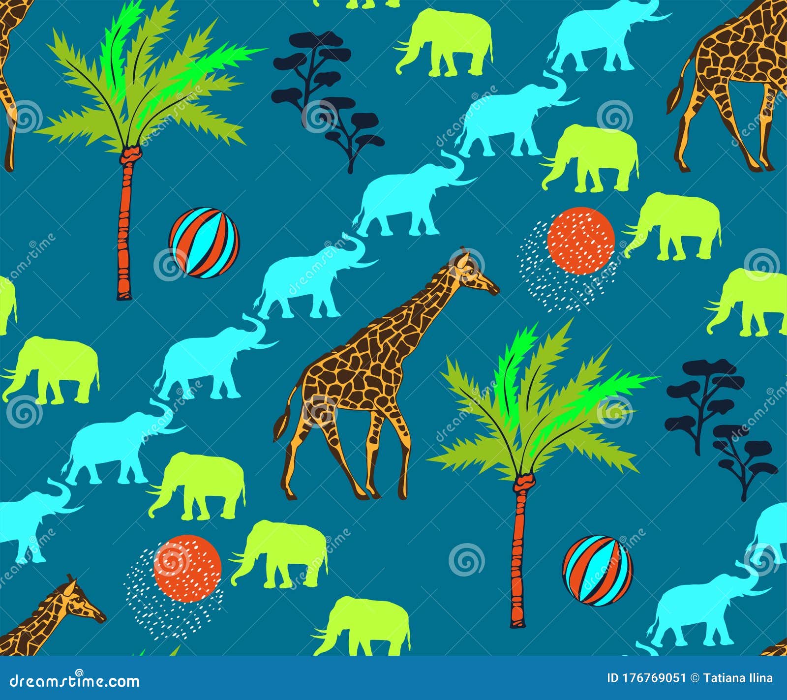  background hand drawn giraffe. hand drawn ink . modern ornamental decorative background.  pattern. print