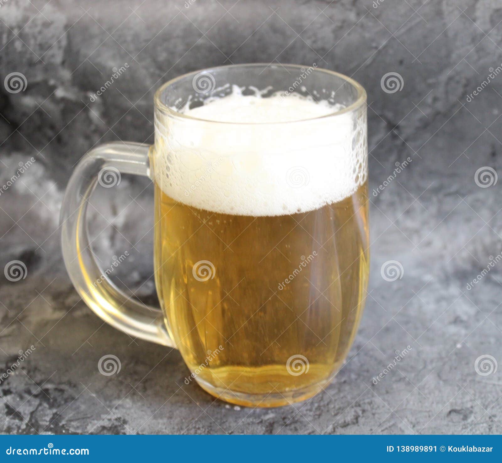 A jar of beer stock image. Image of background, clear 138989891