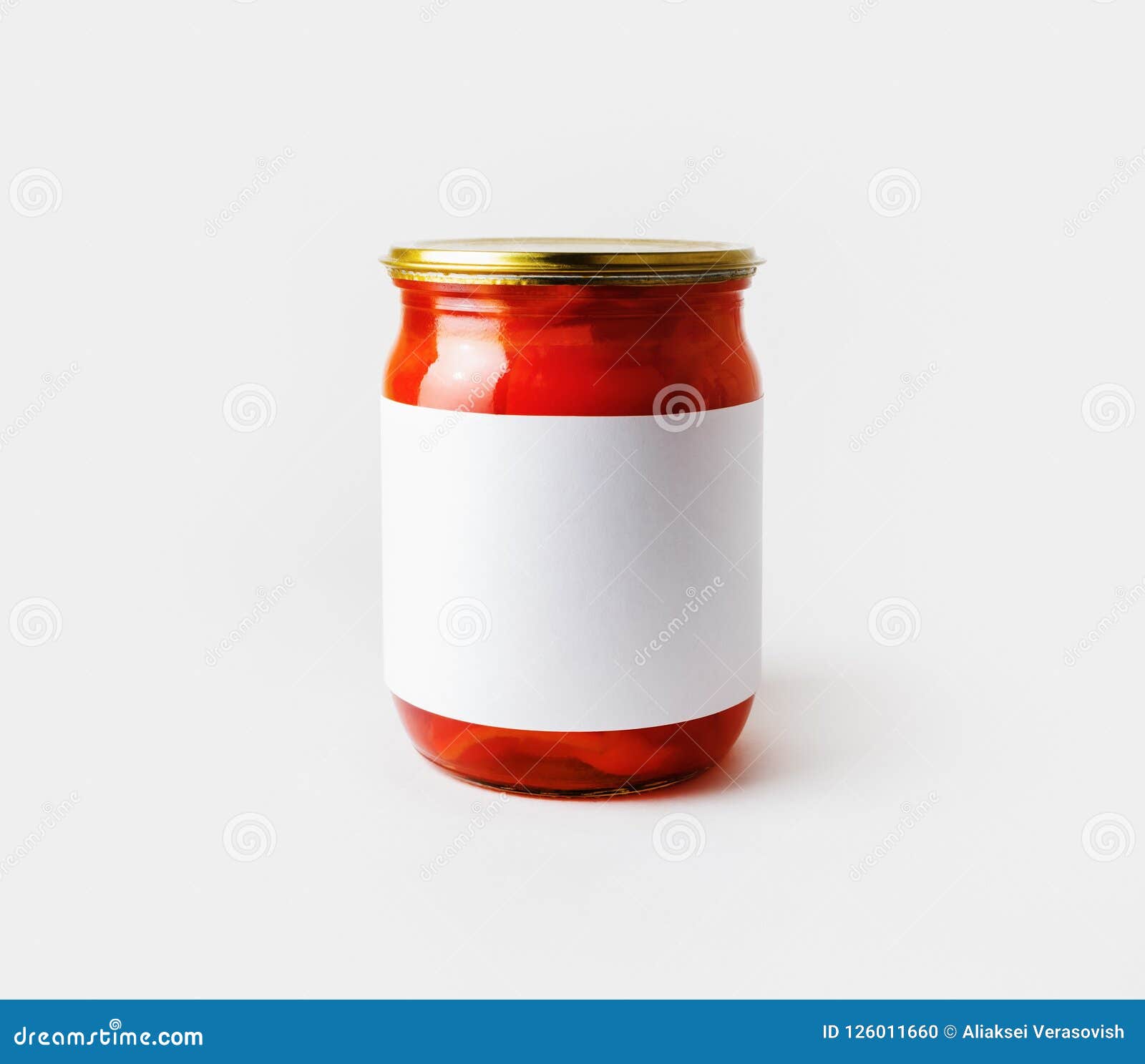 Download Jar Blank Label Stock Photo Image Of Container Pickle 126011660