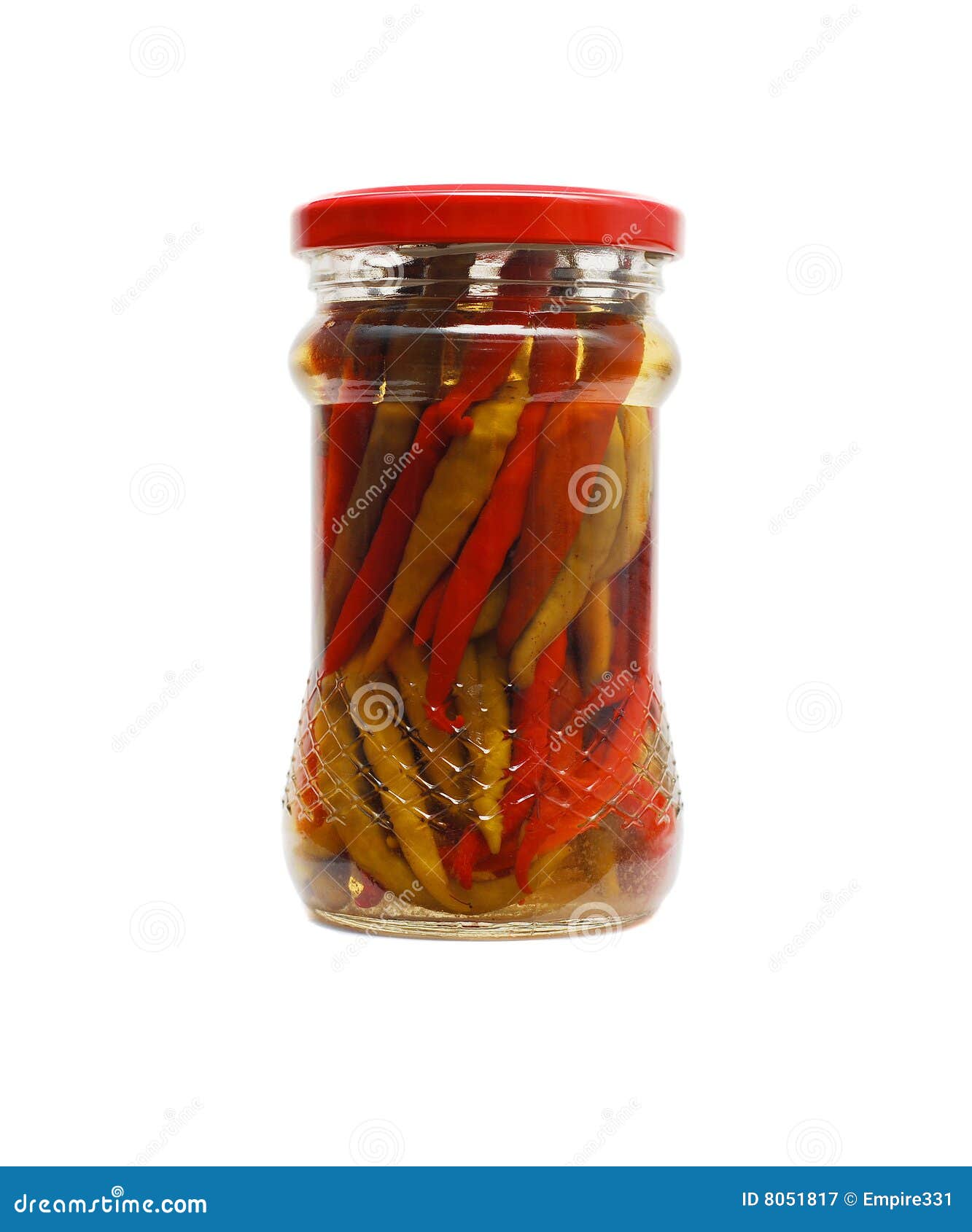 Jar with chili stock image. Image of green, salad, taste 8051817
