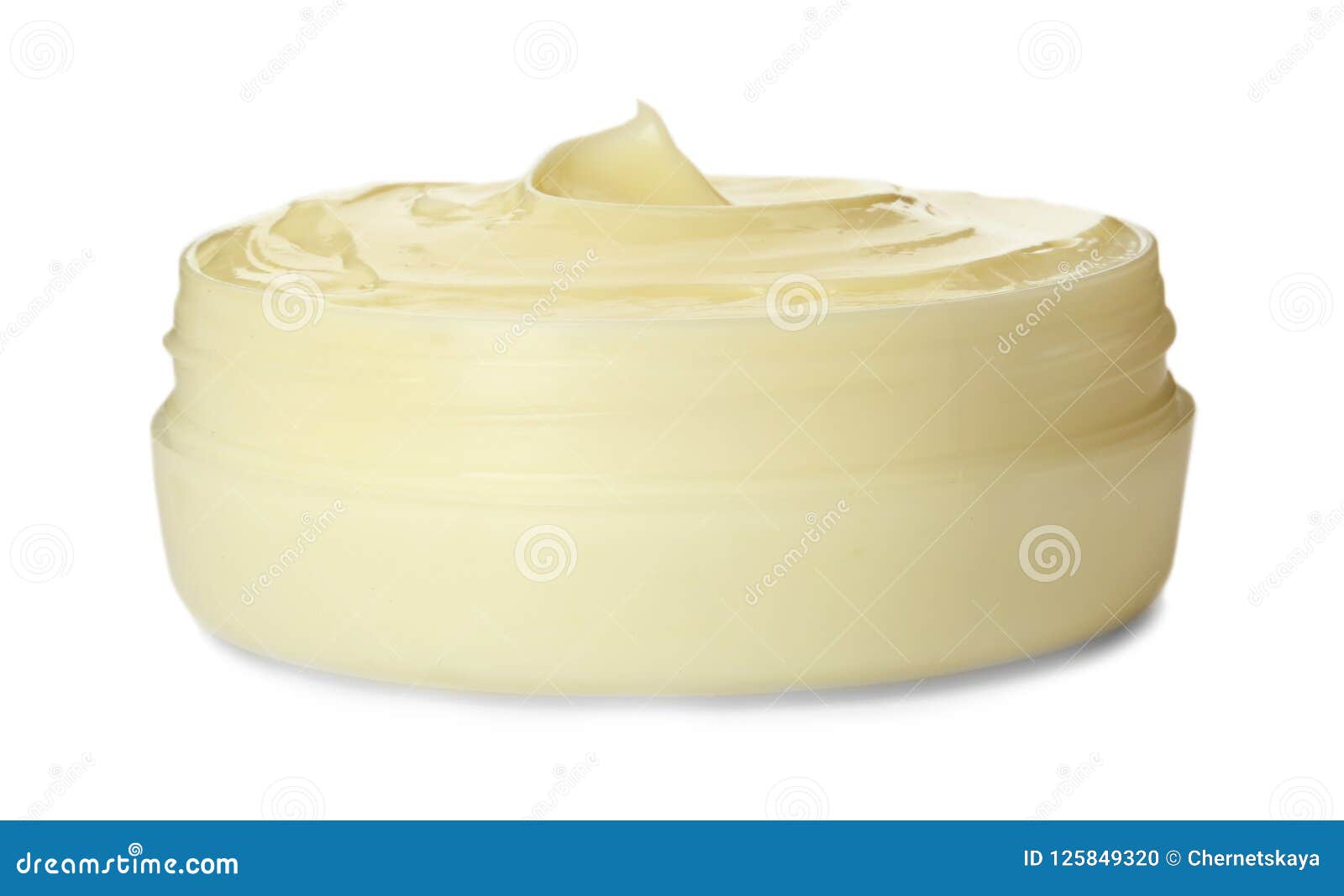 Jar with hand cream stock photo. Image of care, hygiene 125849320