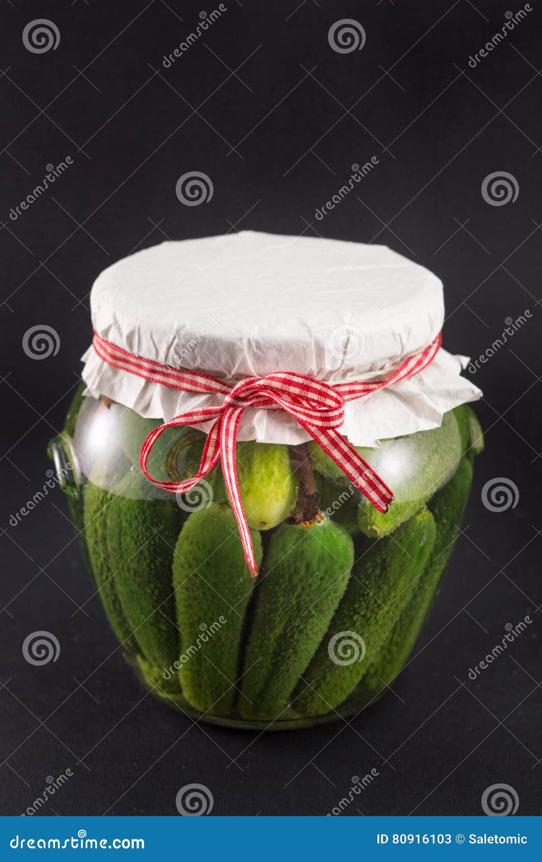 Jar of Homemade Pickles for Winter Stock Image Image of cucumber