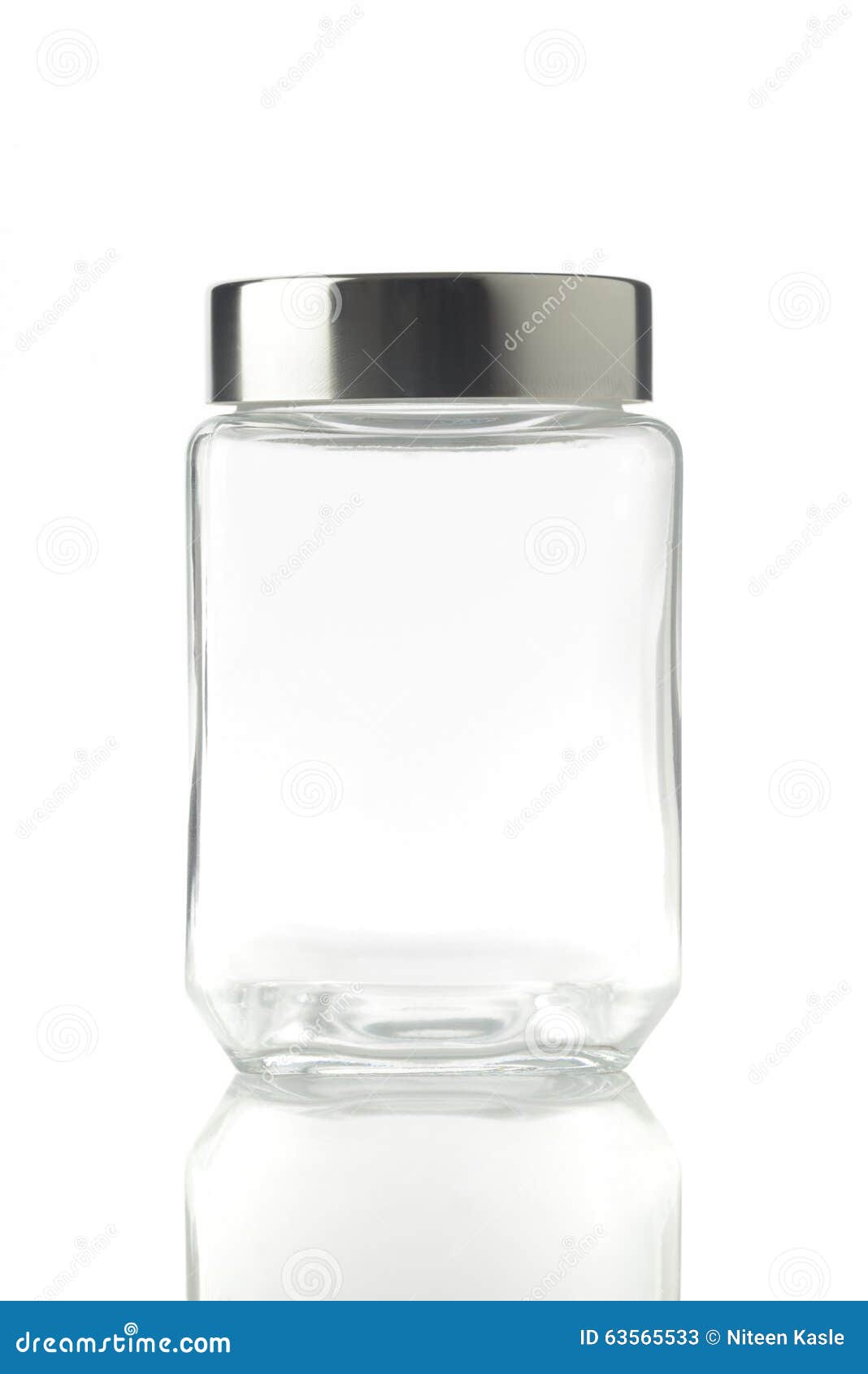 Jar with Metal Lid stock image. Image of object, single 63565533