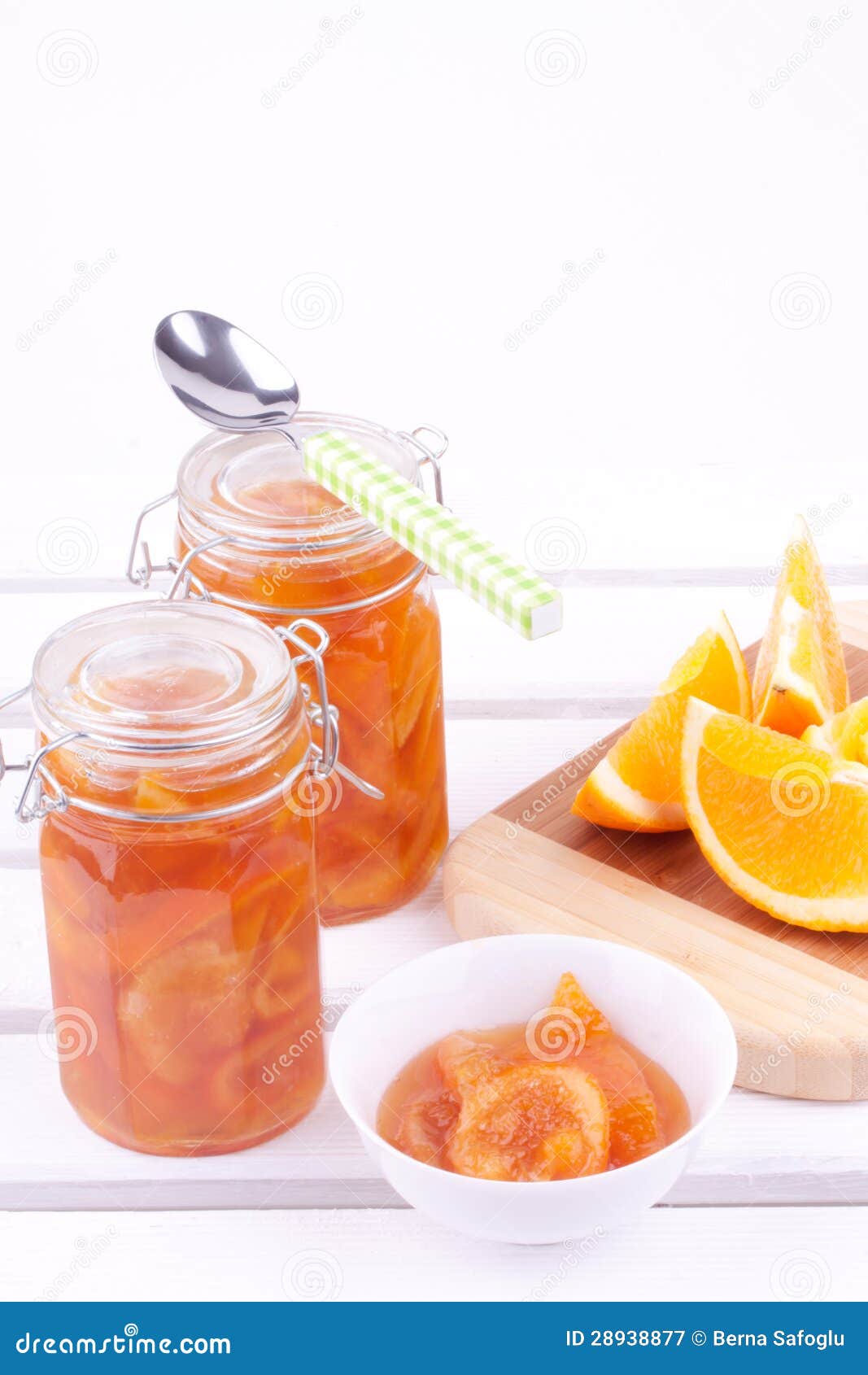 A jar of orange jam stock image. Image of food, dessert 28938877