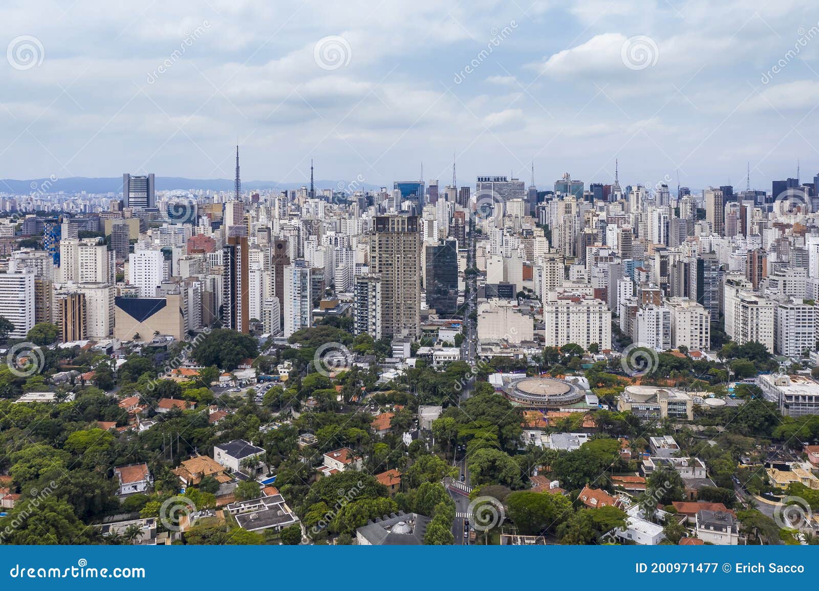 Sao Paulo, Brazil. Cidade Monções district Stock Photo - Alamy