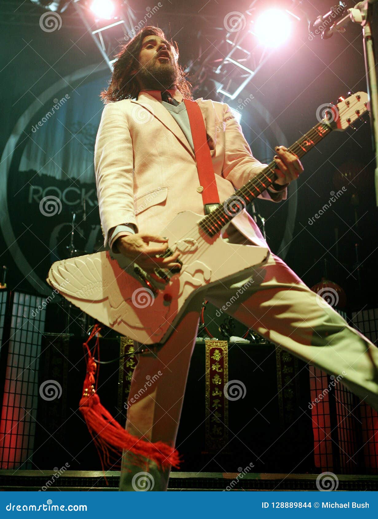 Jared Leto with 30 Seconds To Mars Performs Editorial Stock Image