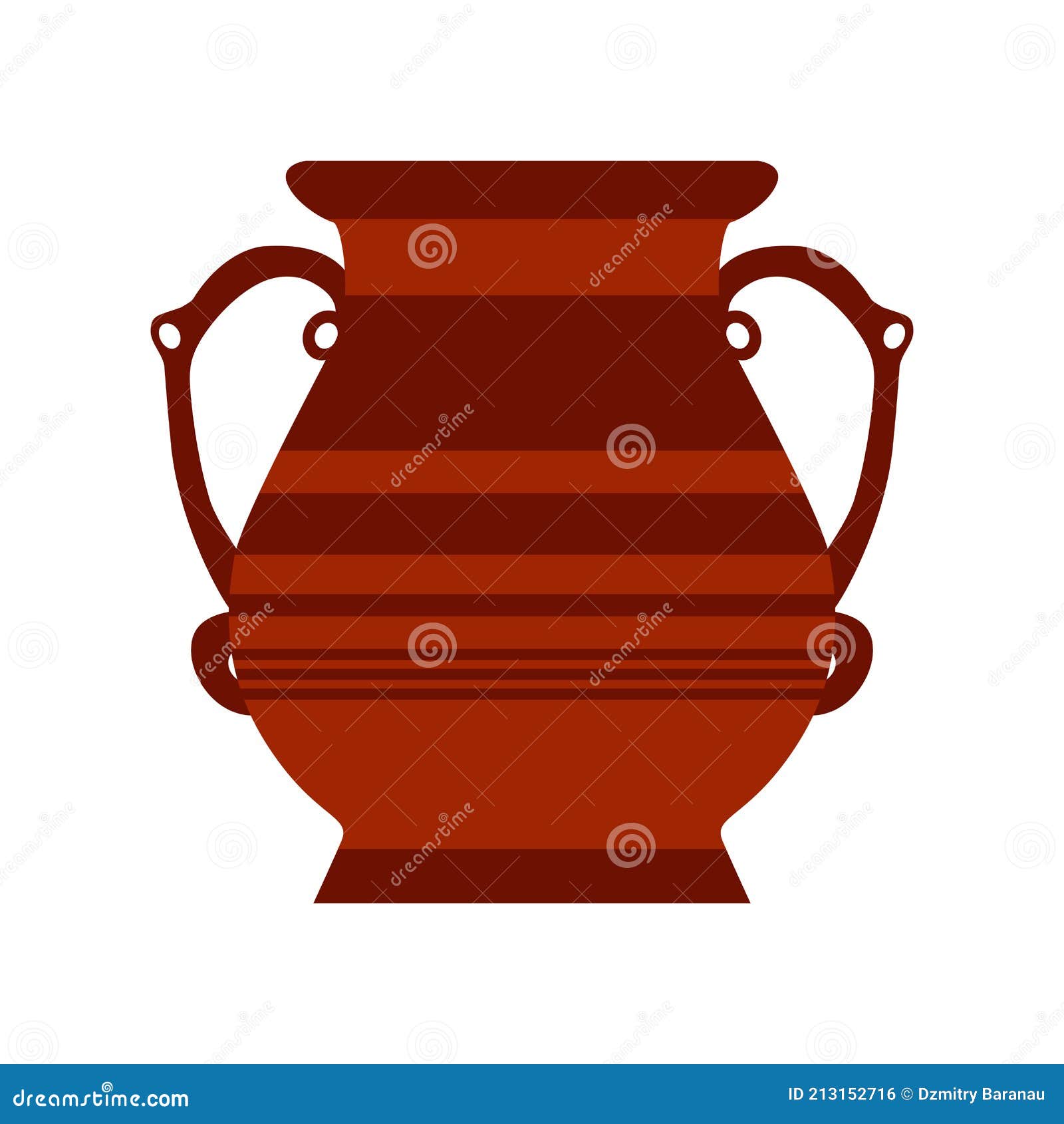 Jarra de cerámica olla de barro marrón utensilios de cocina de dibujos  animados