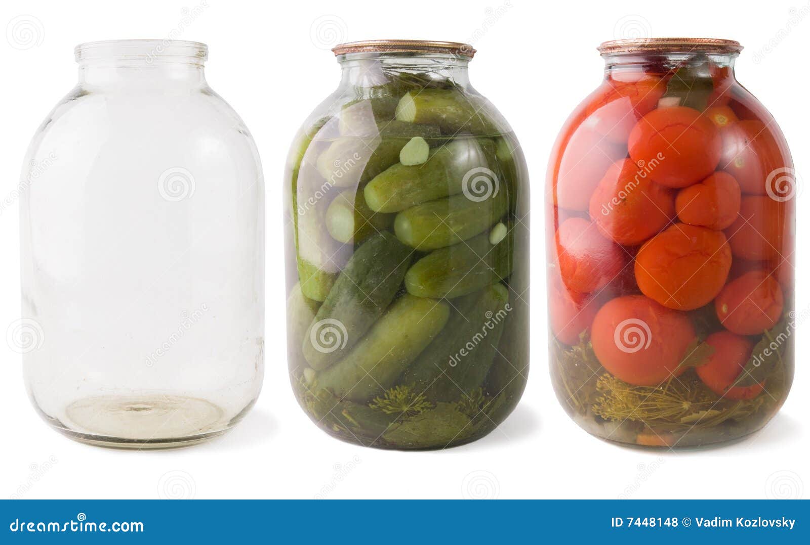 Jars collection stock photo. Image of conserve, foodstuff 7448148