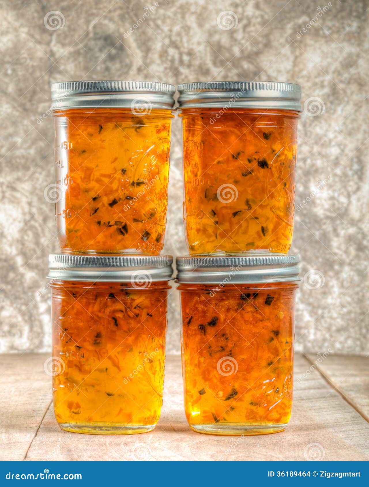 Jars of Homemade Pepper Jelly Stock Photo Image of glass, pickling 36189464