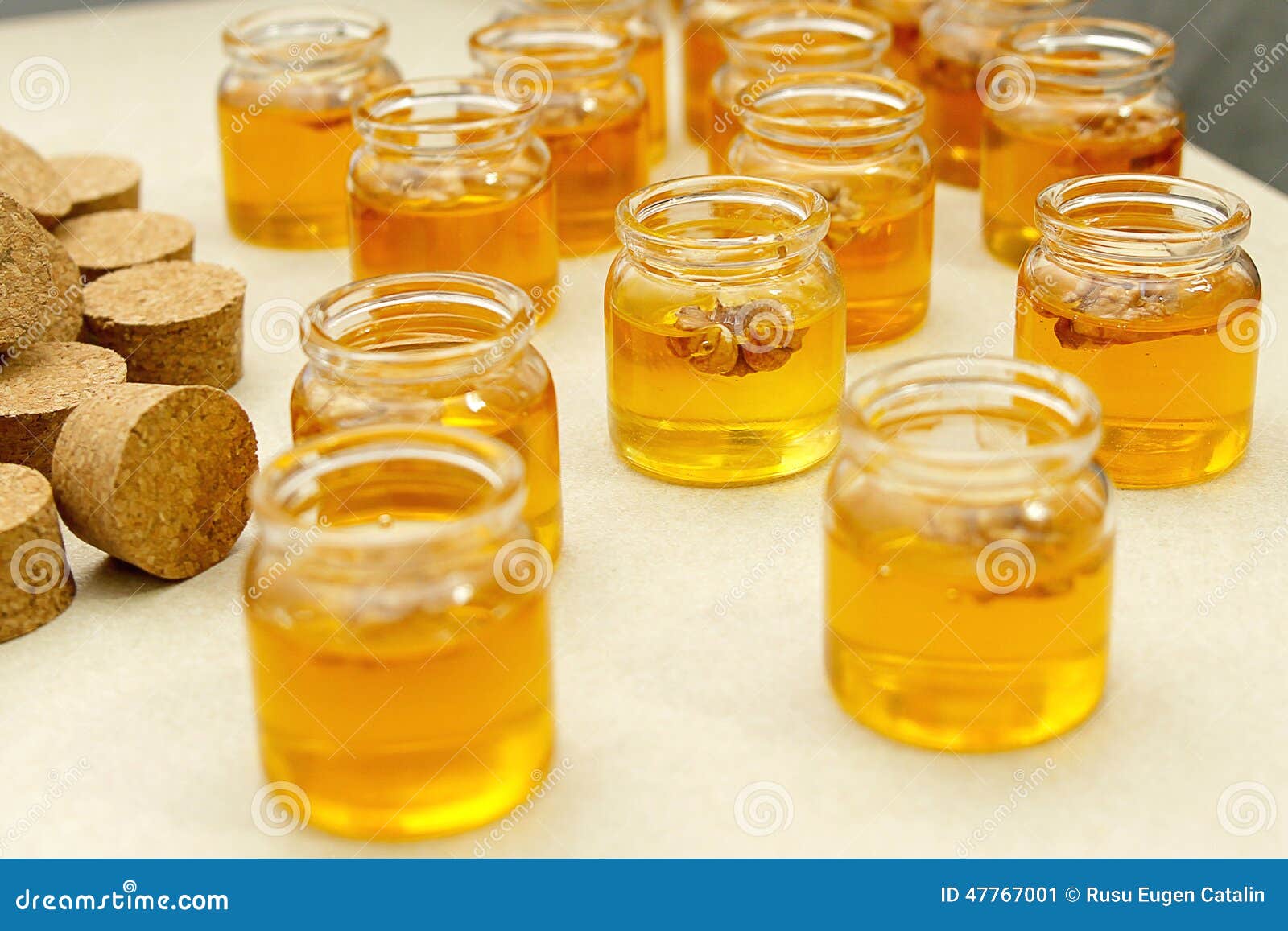jars with honey