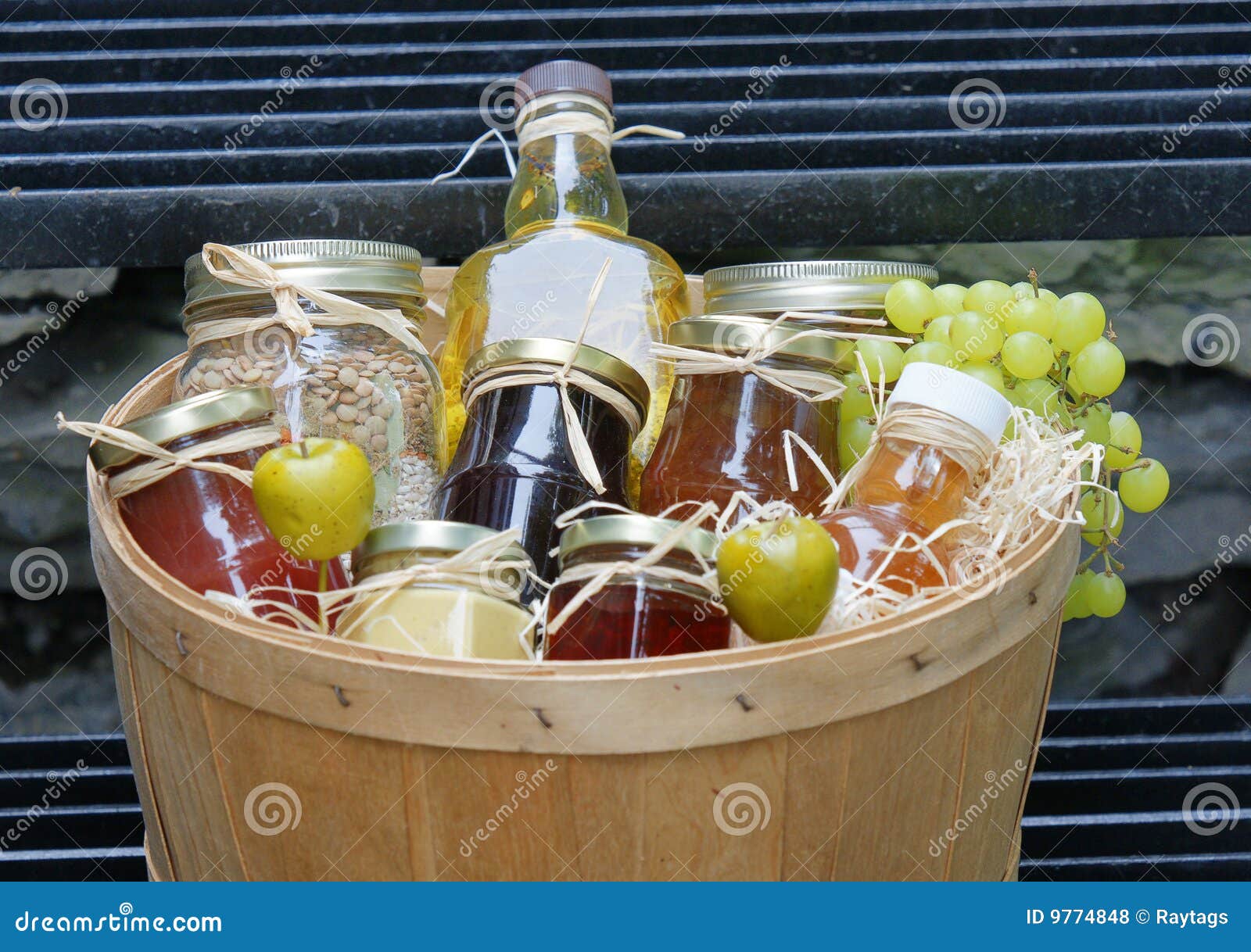 Jars of jam with fruits stock photo. Image of basket, breakfast 9774848