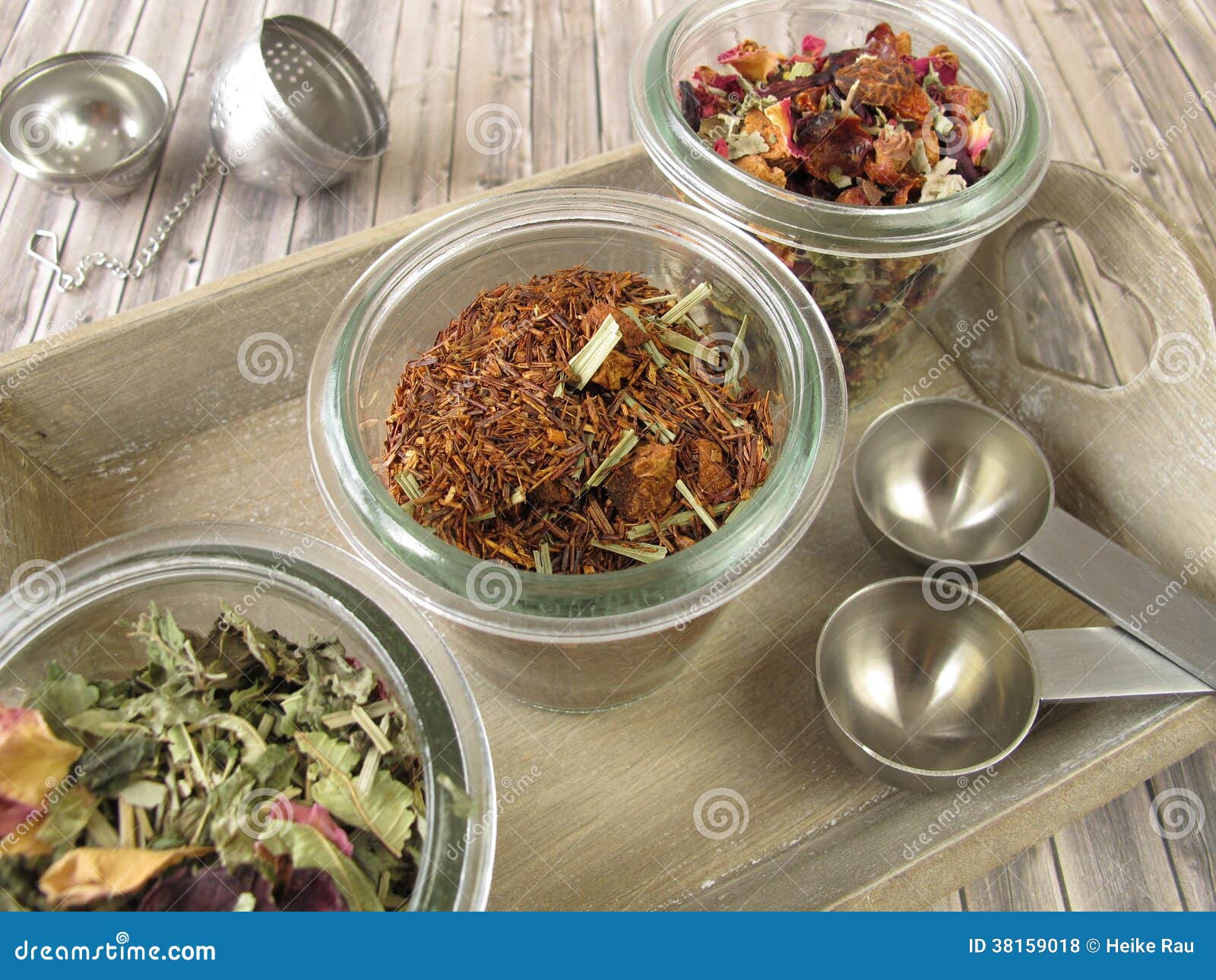 Jars with loose tea stock photo. Image of jars, measure 38159018