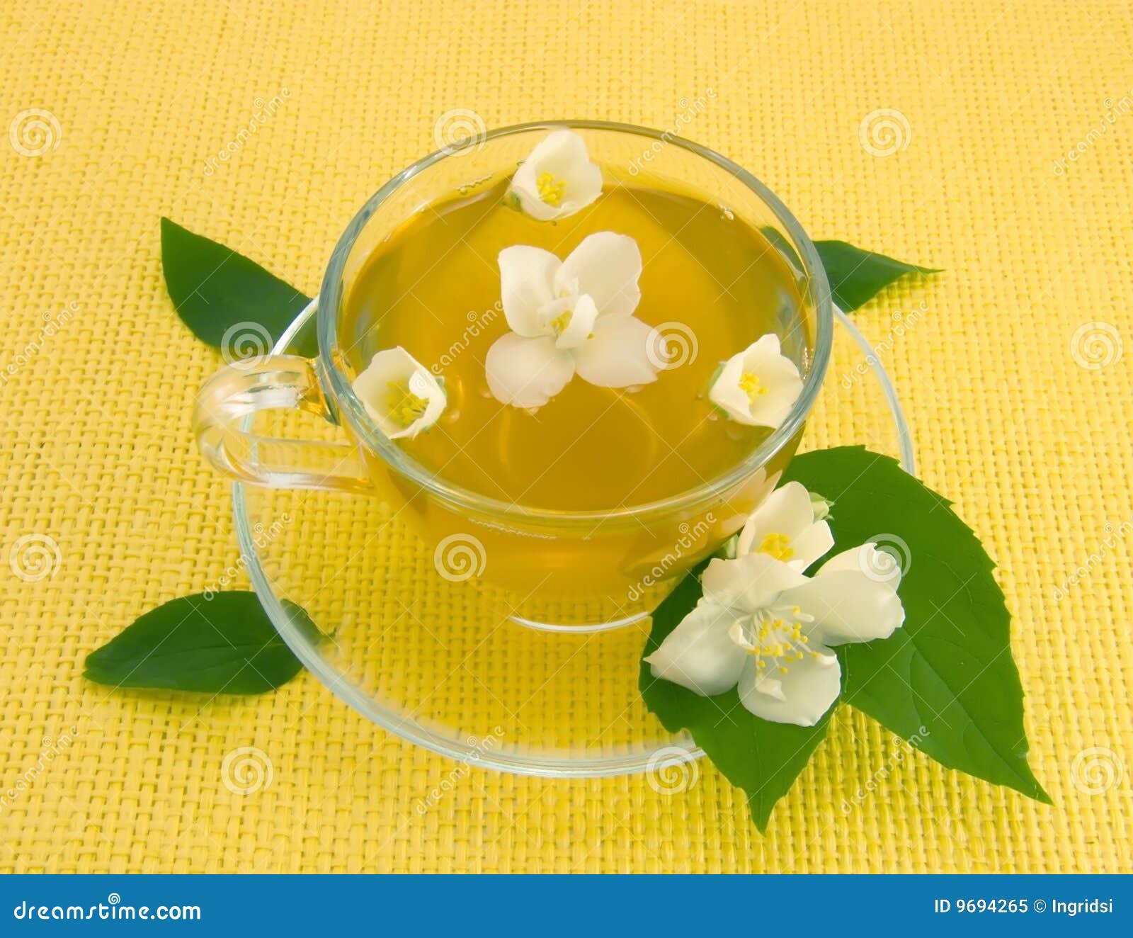 Jasmin tea stock image. Image of rest, fragrant, pleasant 9694265