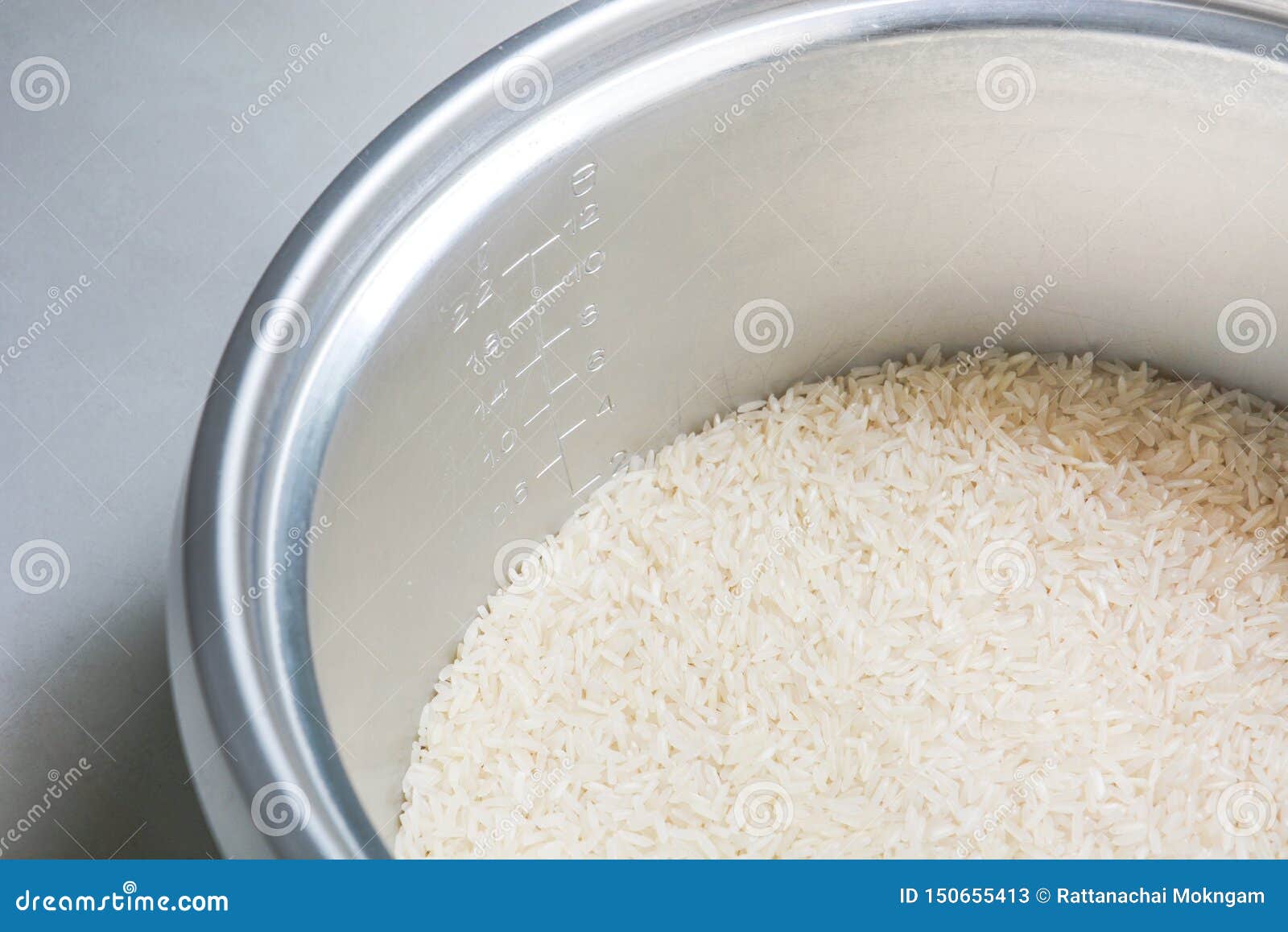 Jasmine Rice in Rice Cooker Stock Image Image of equipment