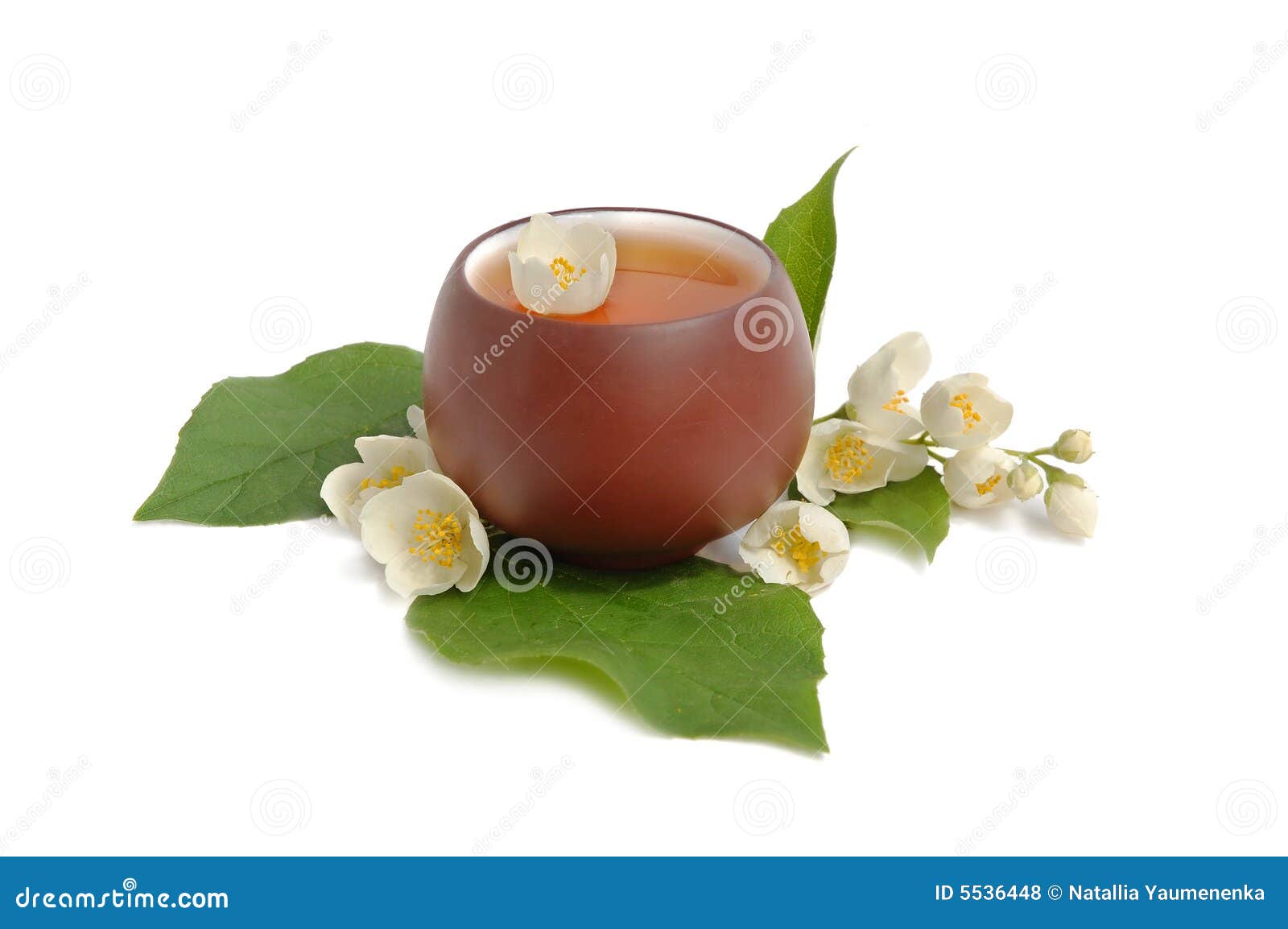Jasmine tea stock photo. Image of drink, heat, jazmine 5536448