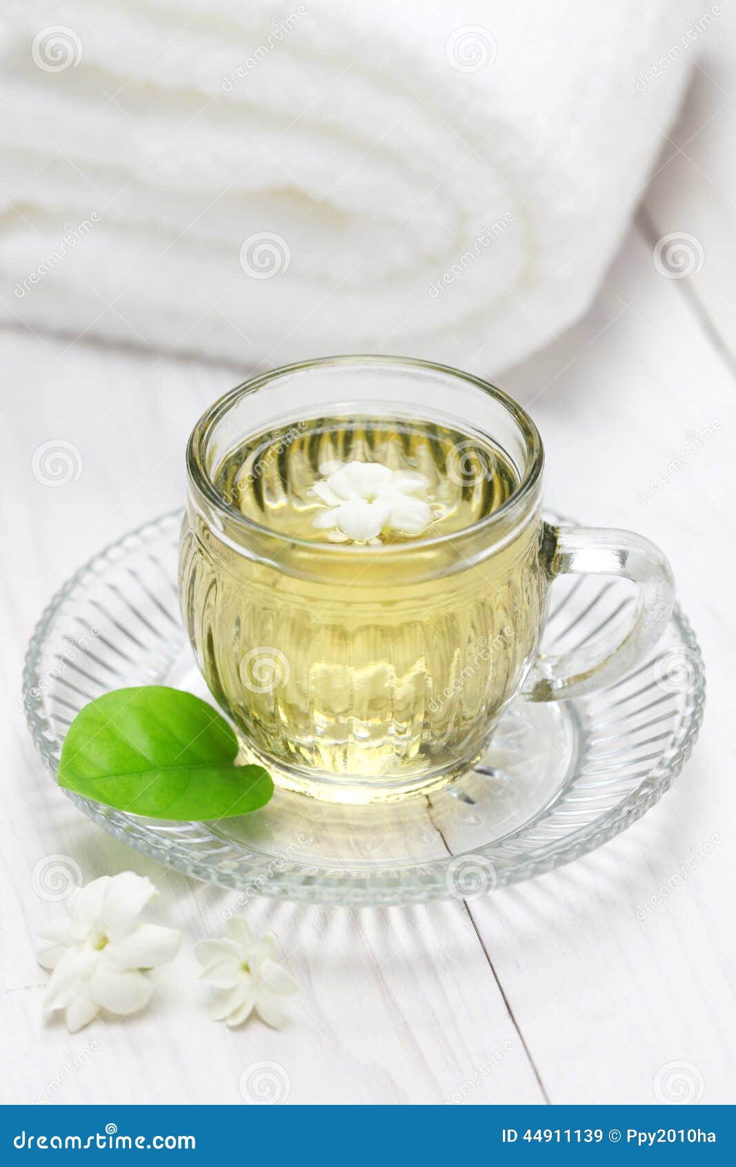 Jasmine tea stock image. Image of herb, blooming, green - 44911139