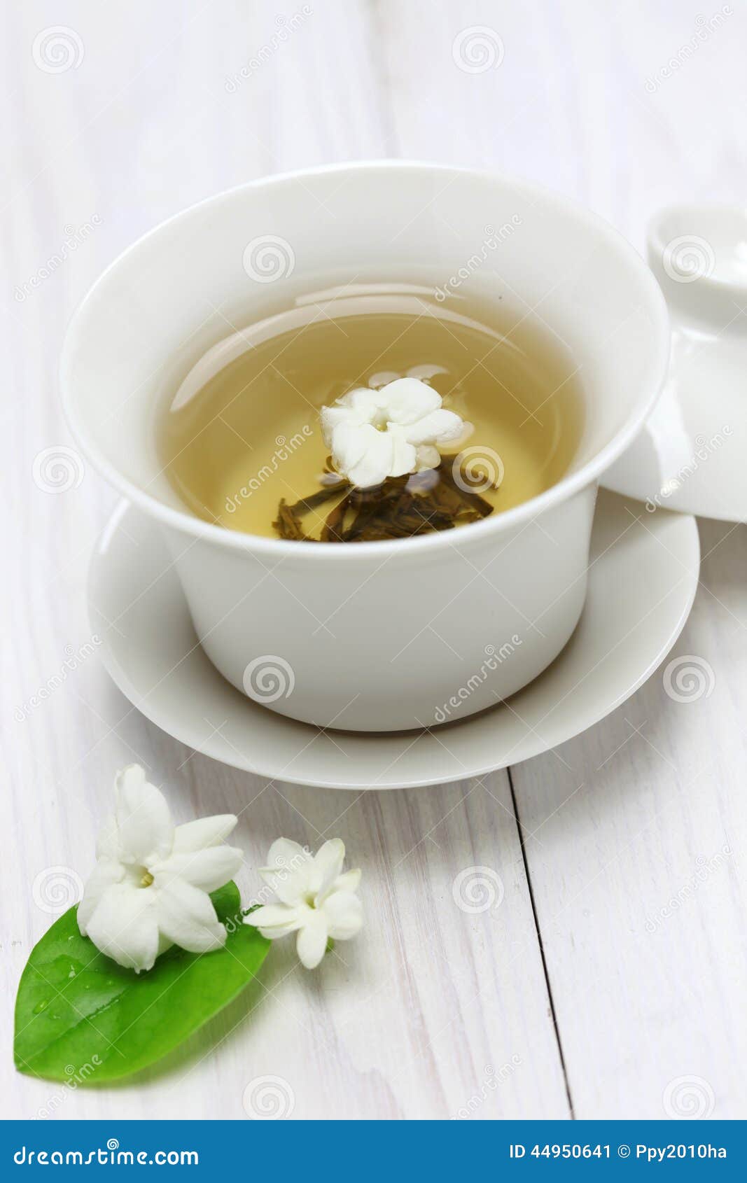 Jasmine tea stock image. Image of sampaguita, herbal - 44950641