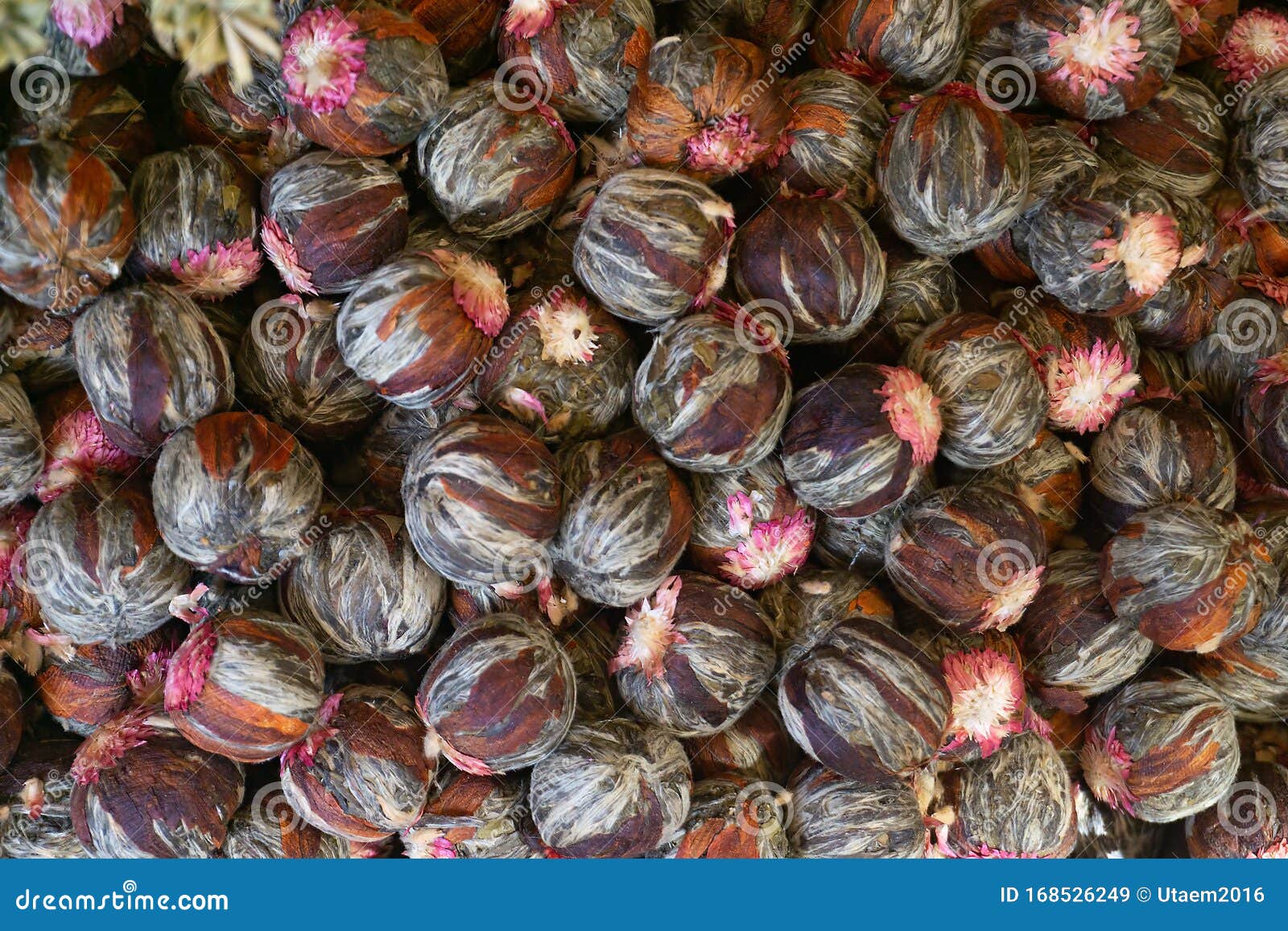 Jasmine Tea is a View on Top of Dry Flower Buds Stock Image Image of