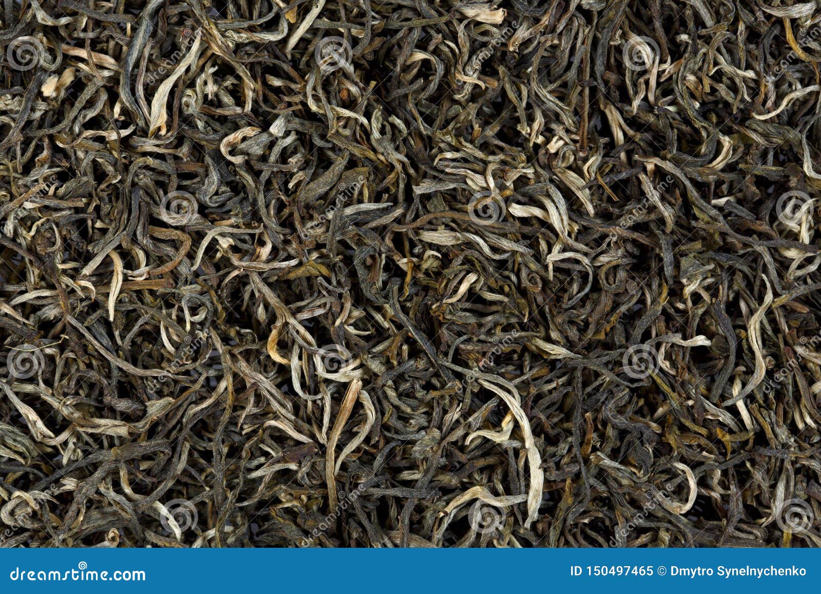 Jasmine White Monkey Green Chinese Tea. Tea Background. Stock Image