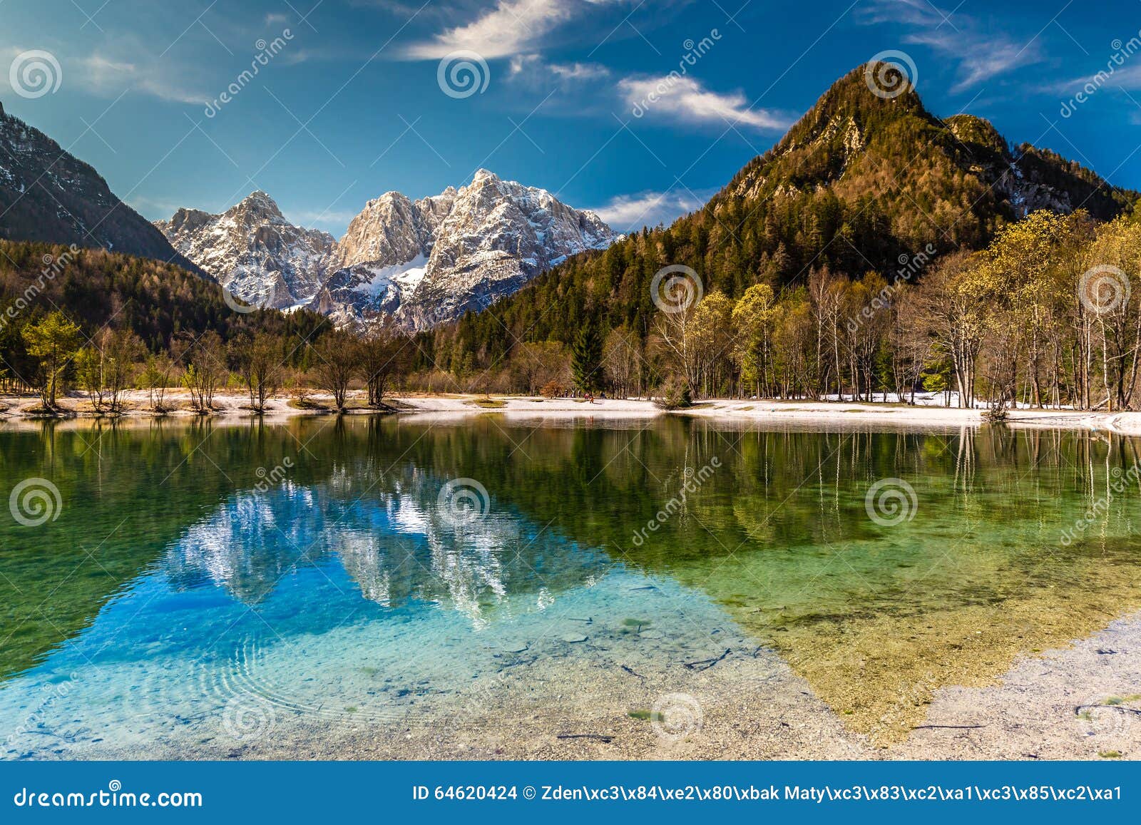 jasna lake,mountain range-kranjska gora,slovenia