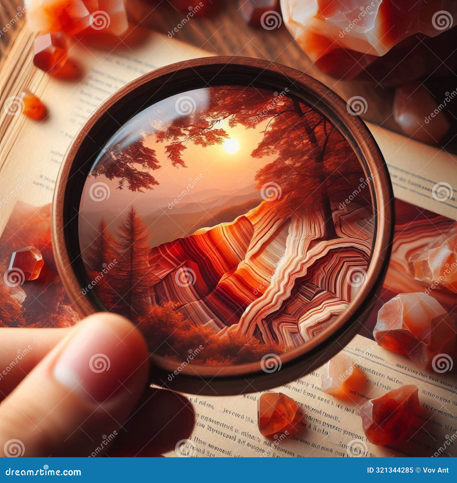 jasper filter looking through a magnifying glass with jasper co