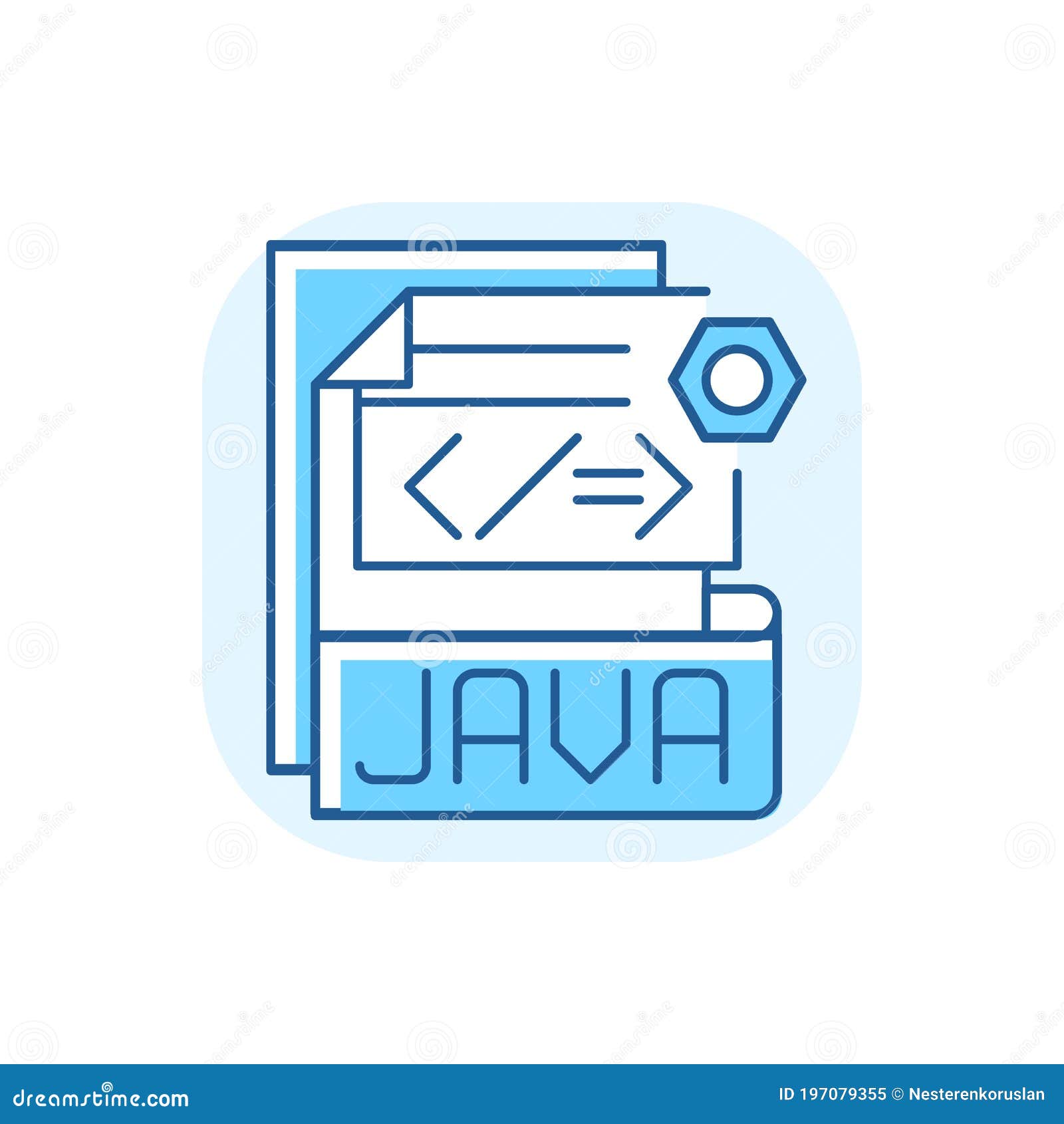 Java Data Object Sign Stock Photography 134679200