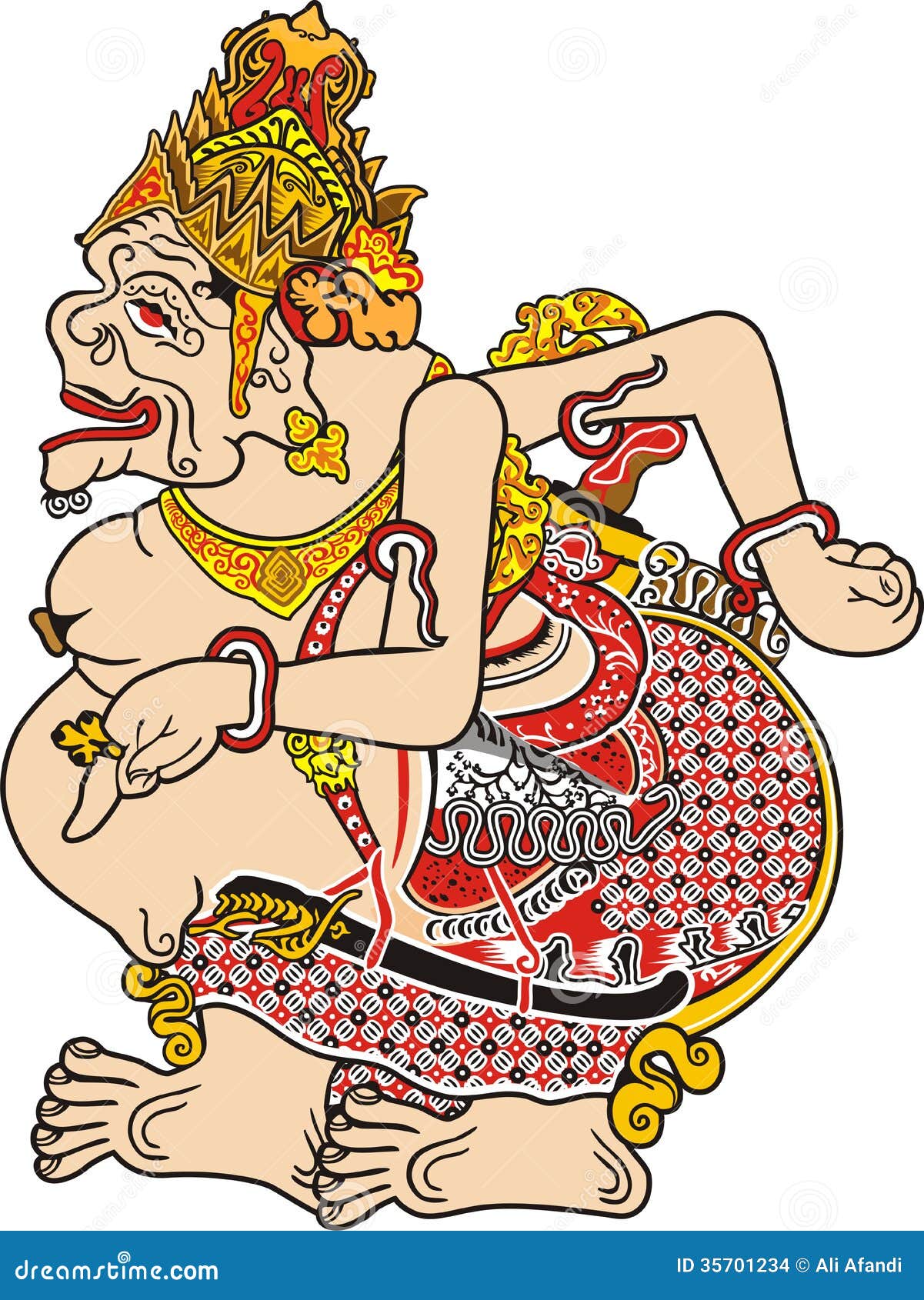 Javanese Puppet Called Ratu Semar Stock Images - Image: 35701234